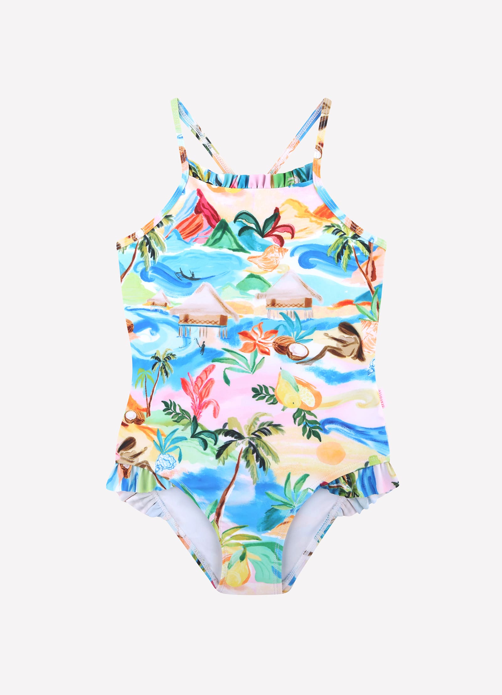 South Pacific Frill One Piece - South Pacific - South Pacific view 3