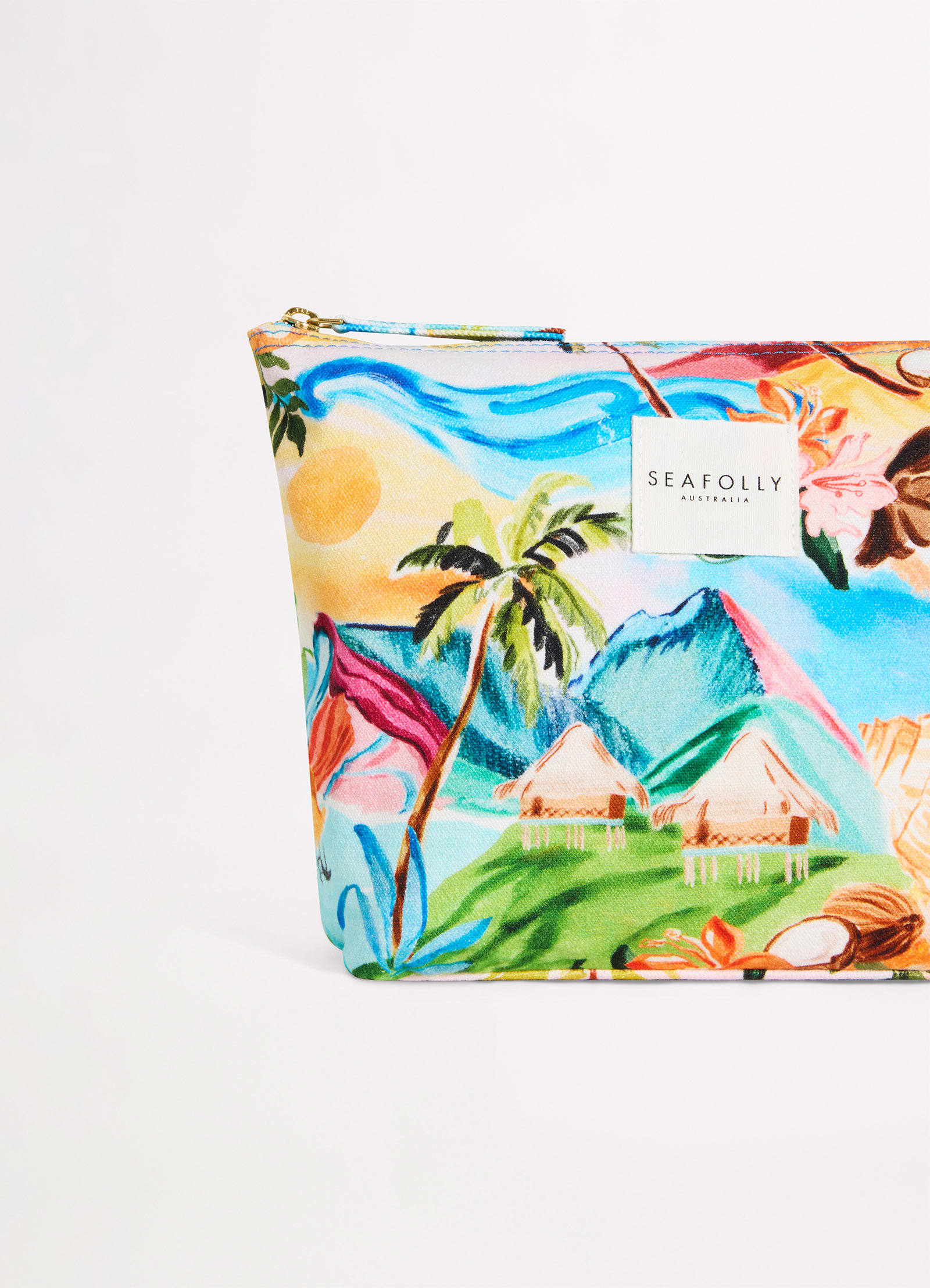 South Pacific Pouch Bag - Turquoise - Turquoise view 3