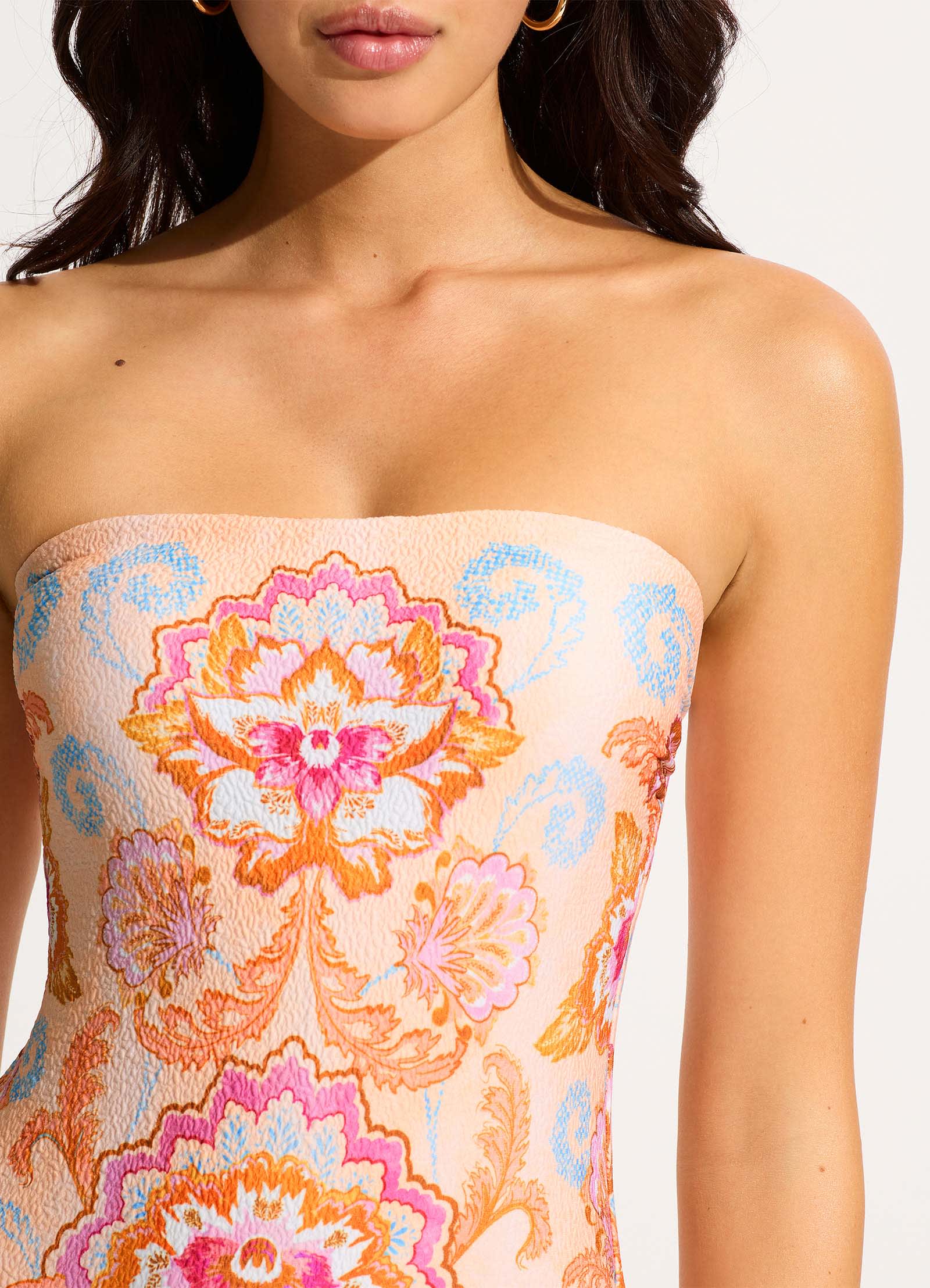 Spring Festival Bandeau One Piece - Nectar - Nectar view 4