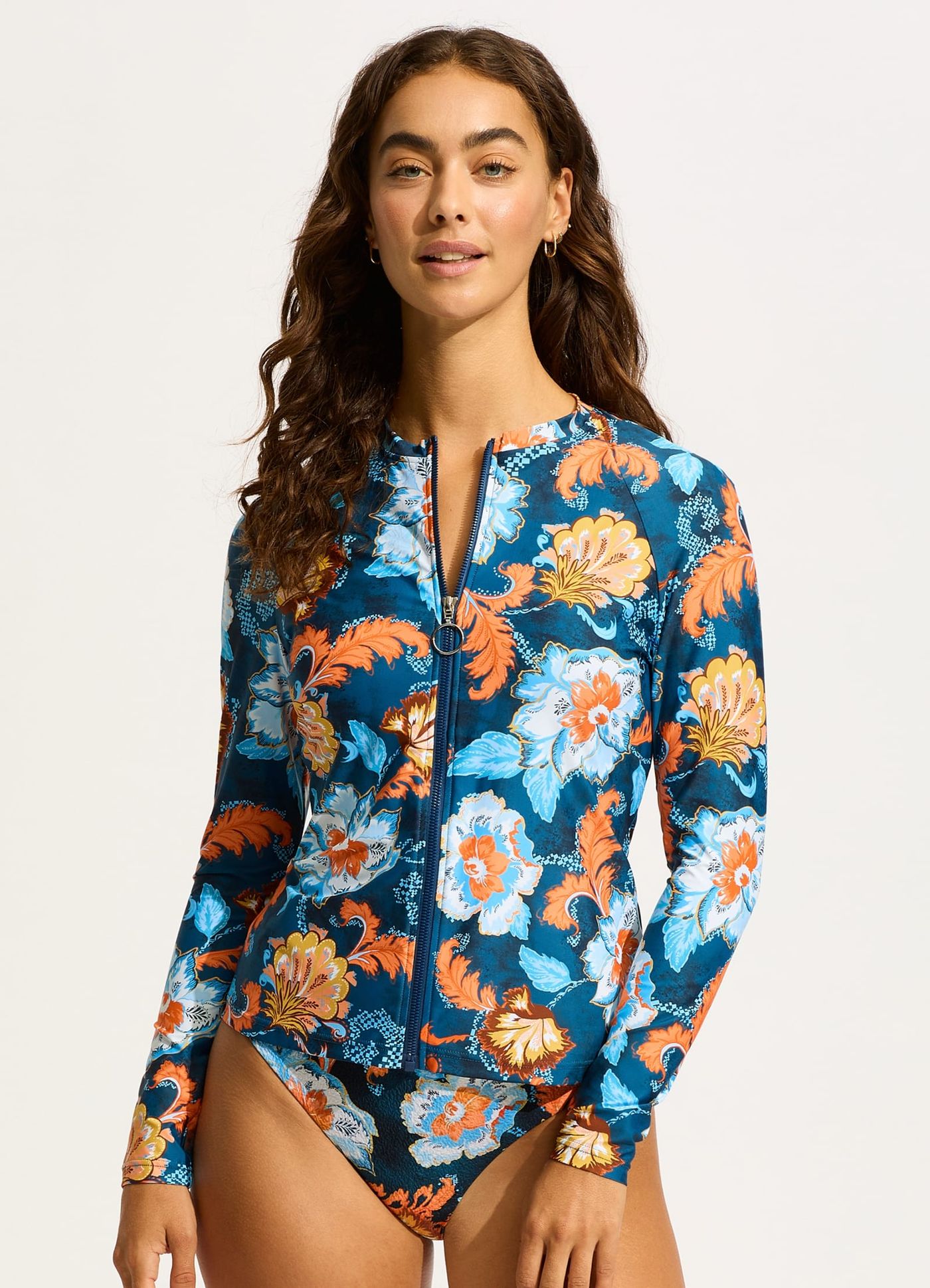 Spring Festival Long Sleeve Rashvest - True Navy - True Navy view 2