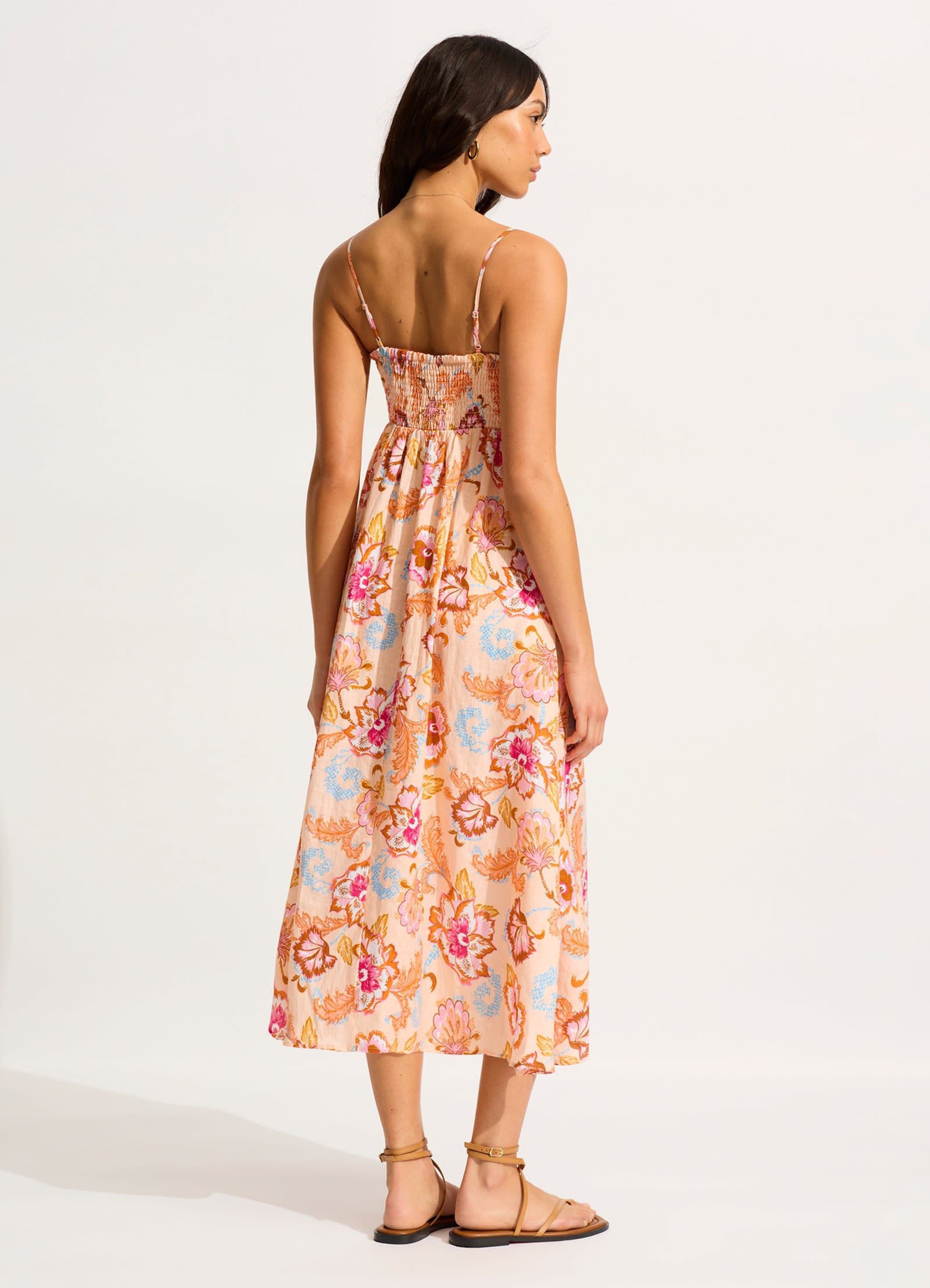 Spring Festival Midi Dress - Nectar - Nectar view 3