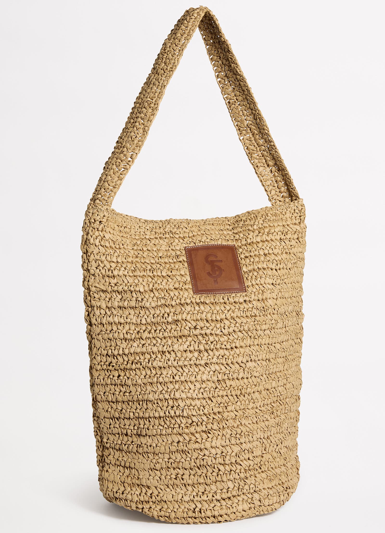Spring Festival Tube Tote Bag - Natural - Natural view 2