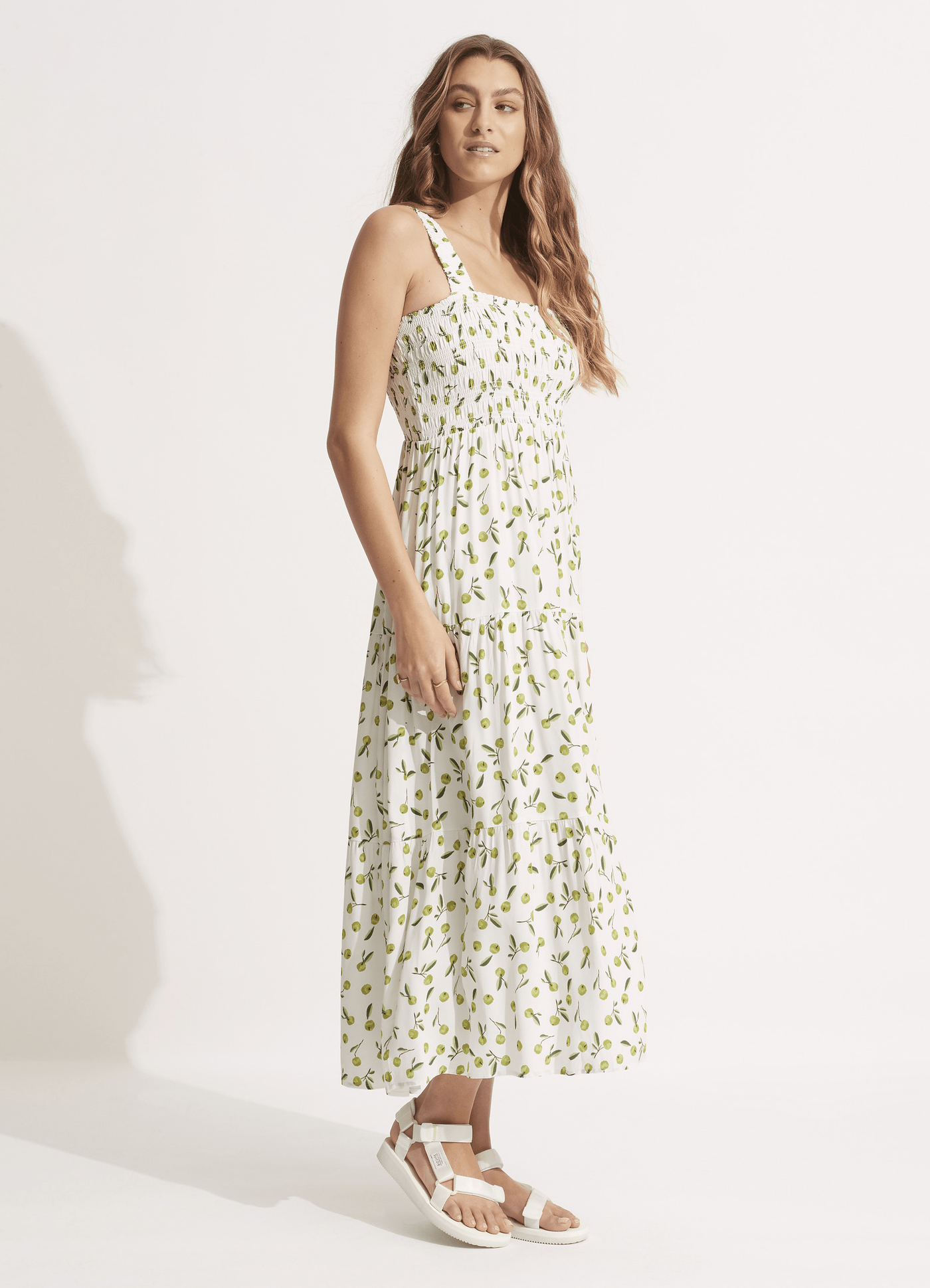 Summer Crush Midi Dress - Soft Olive - Soft Olive