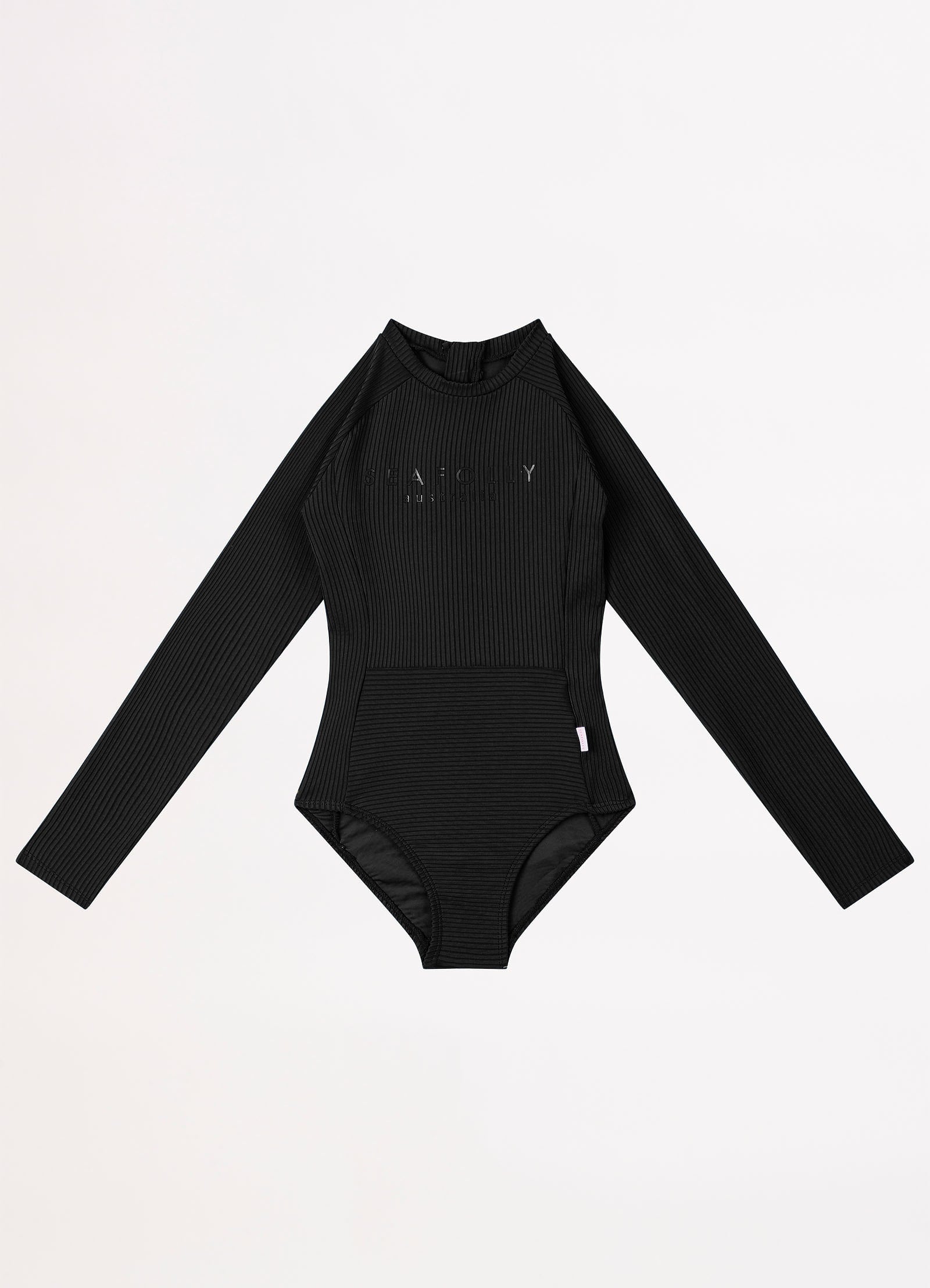 Summer Essential Girls Panelled Paddlesuit - Black - Black