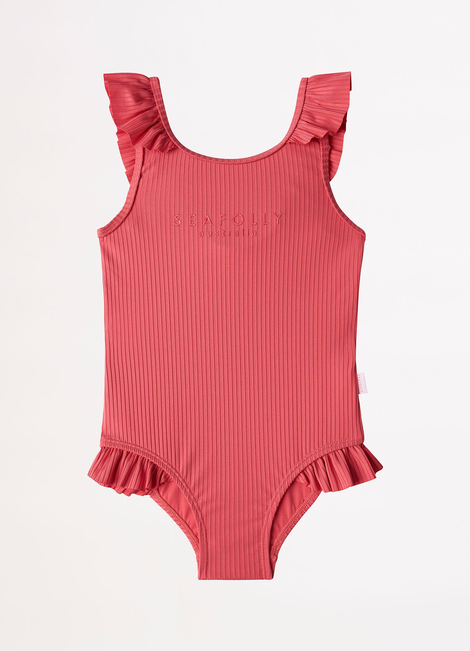 Summer Essential Girls Ruffle One Piece - Chintz Pink - Chintz Pink