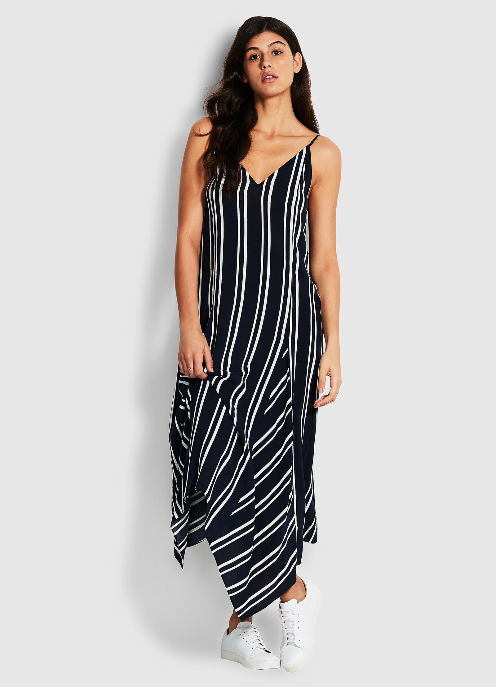 Summer Sea Stripe Dress - Navy Stripe - Navy Stripe