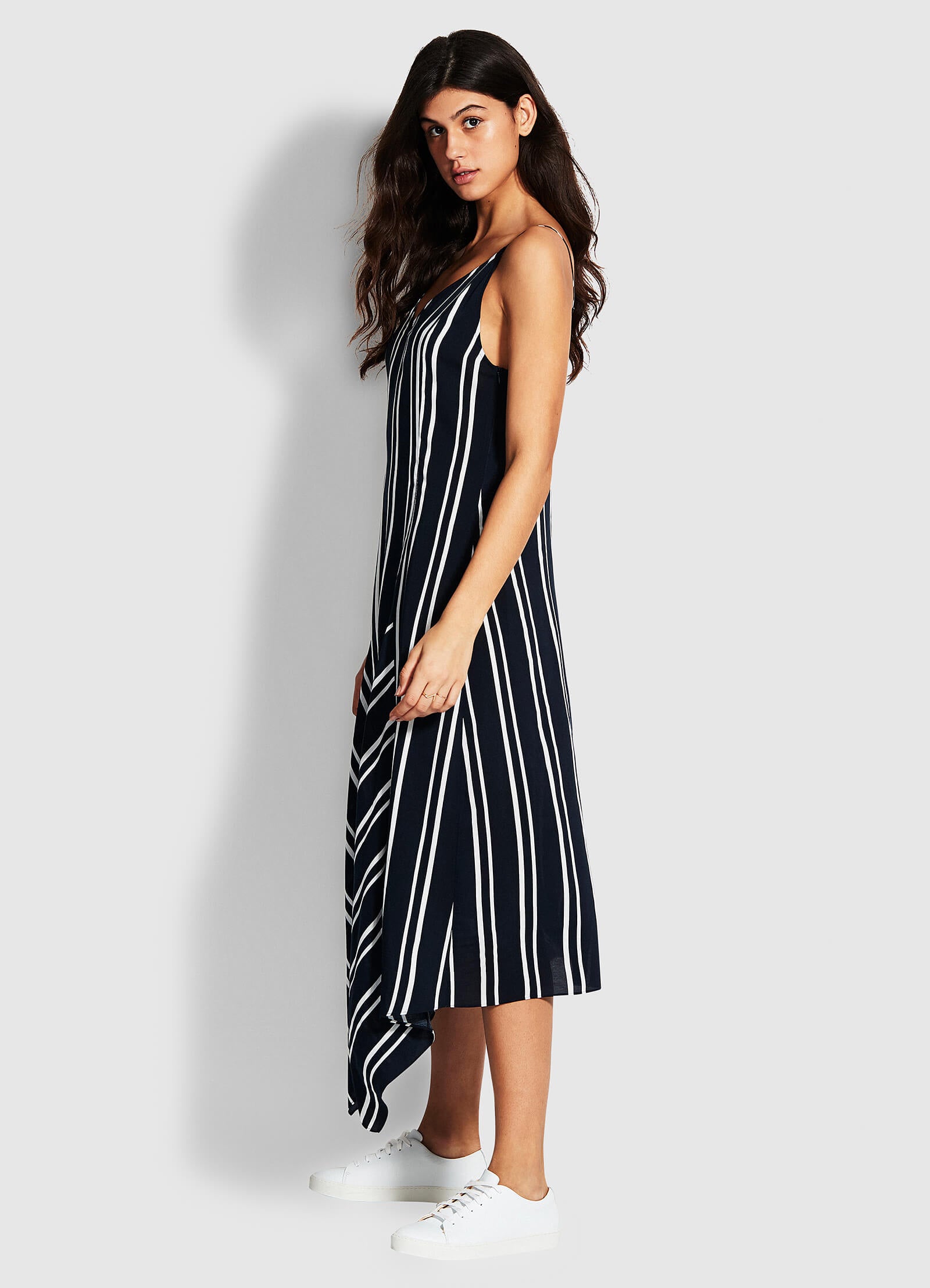 Summer Sea Stripe Dress - Navy Stripe - Navy Stripe view 2