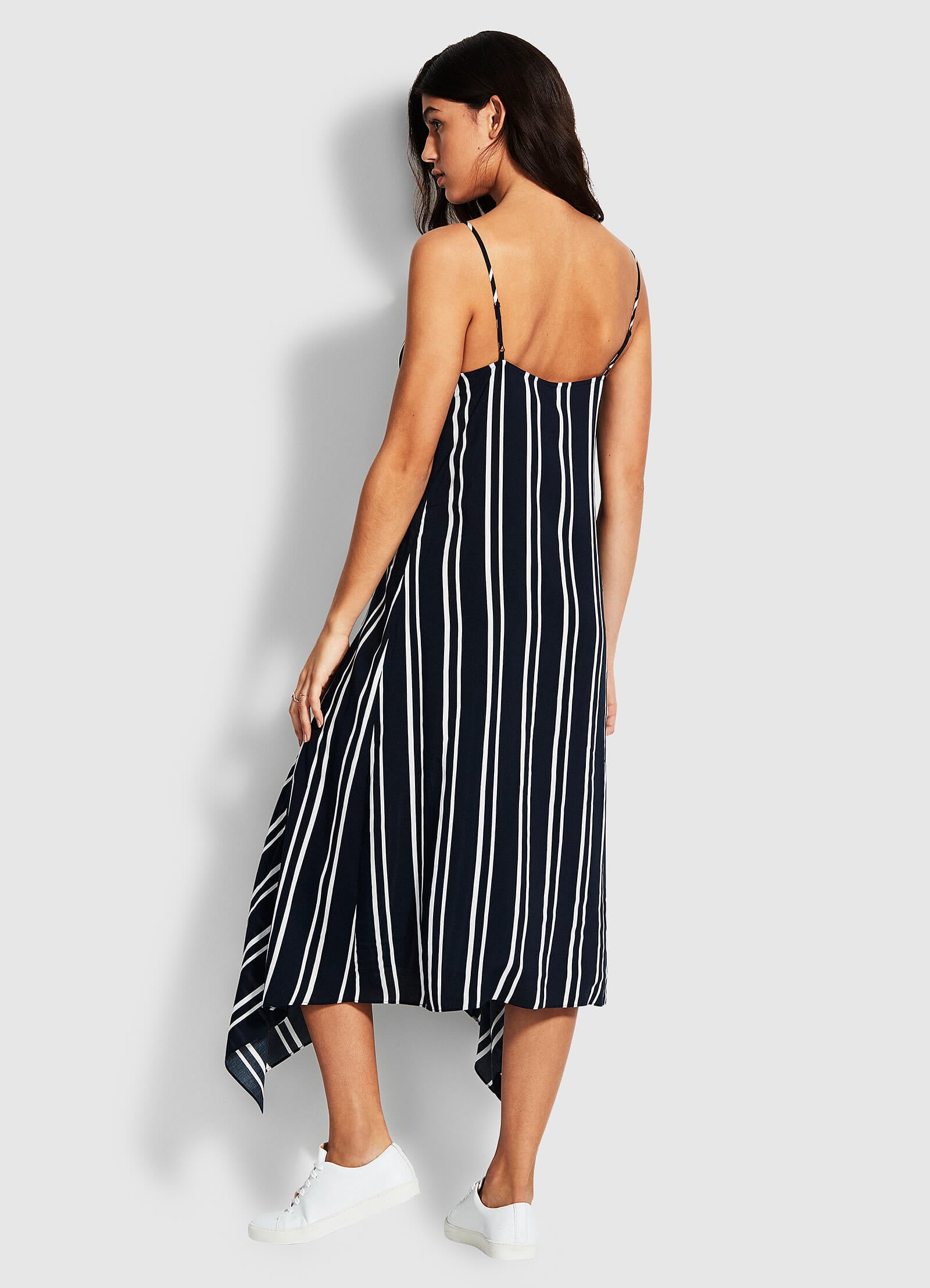 Summer Sea Stripe Dress - Navy Stripe - Navy Stripe view 3