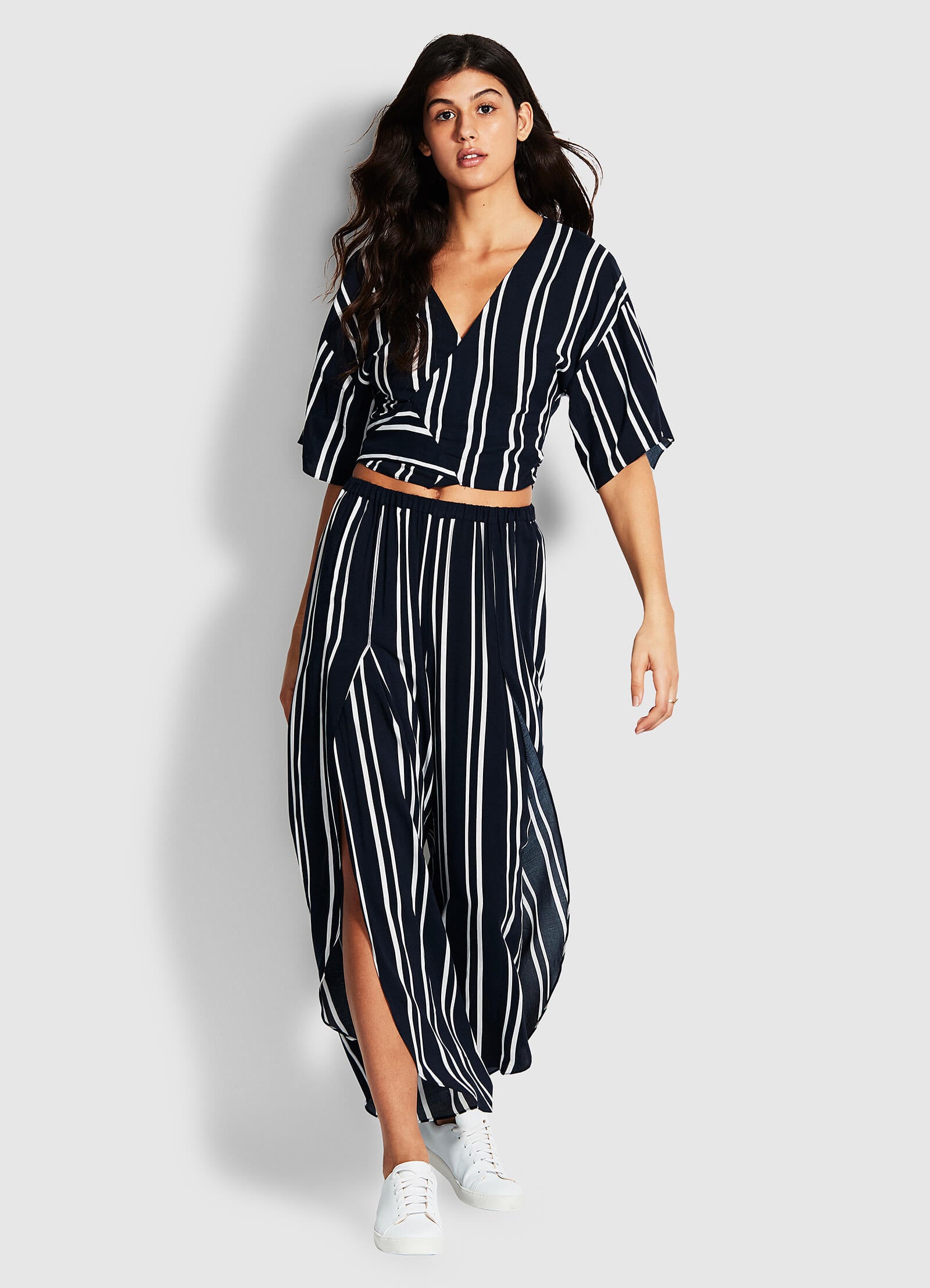 Summer Sea Stripe Pants - Navy Stripe - Navy Stripe