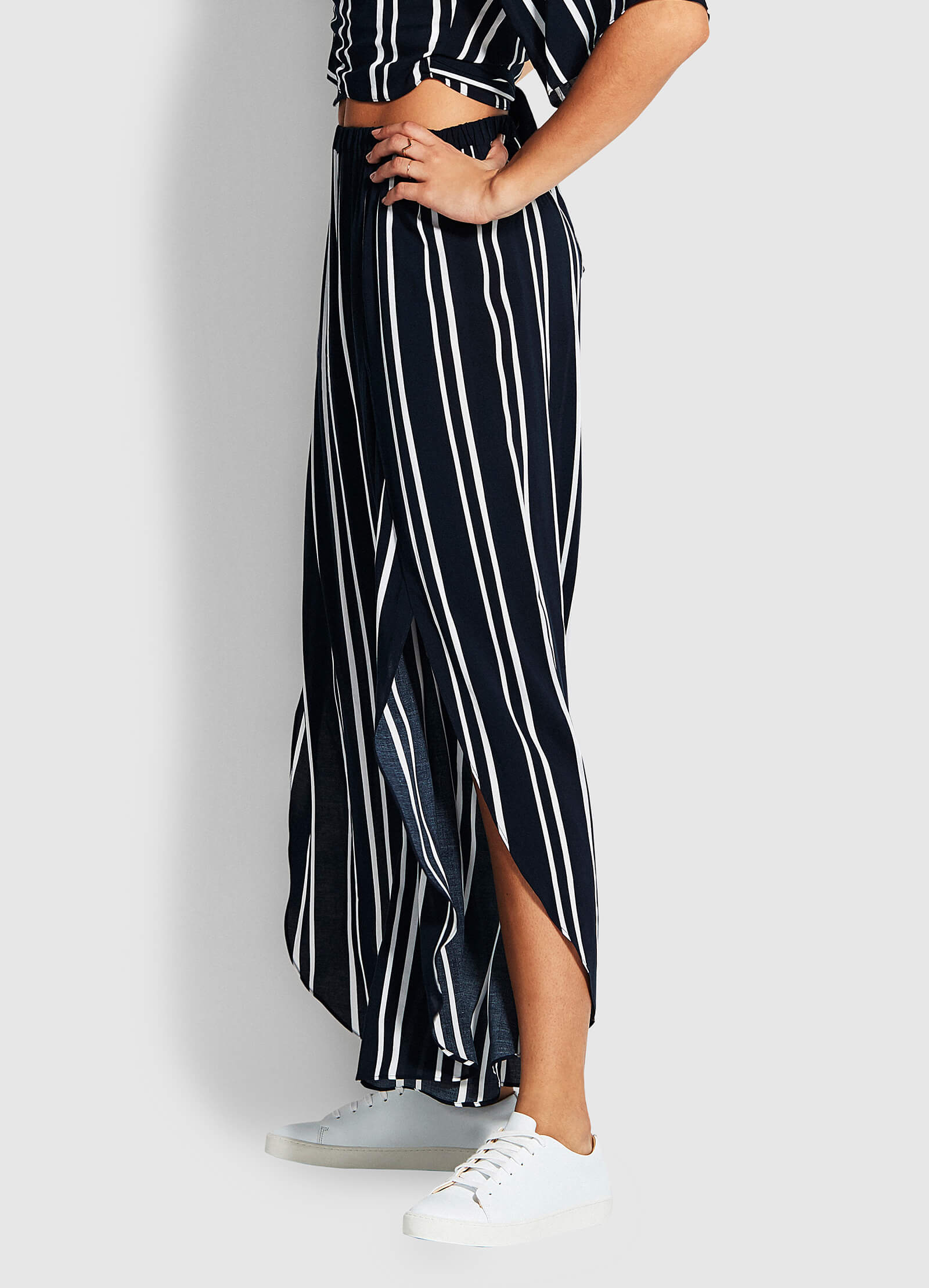 Summer Sea Stripe Pants - Navy Stripe - Navy Stripe view 3
