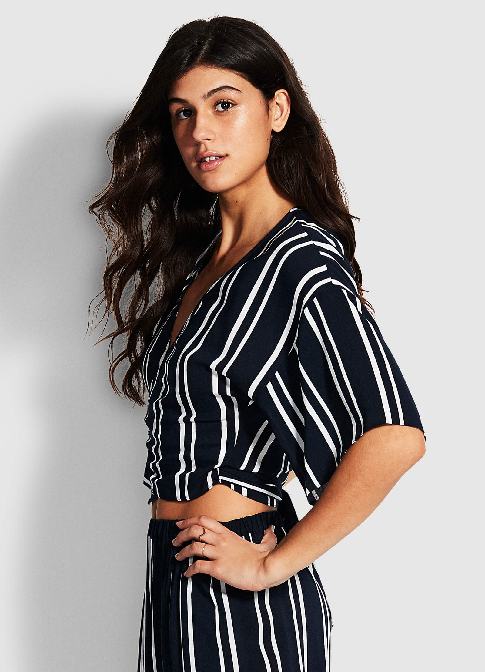 Summer Sea Stripe Top - Navy Stripe - Navy Stripe view 2