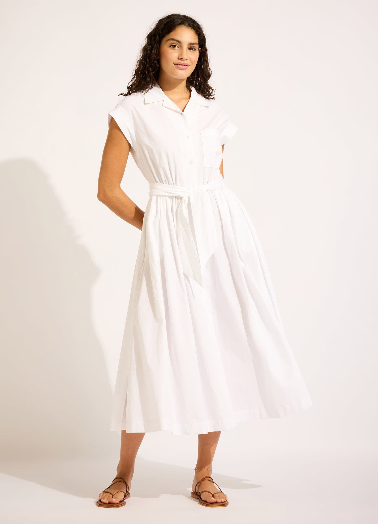 Sunday Midi Dress - White