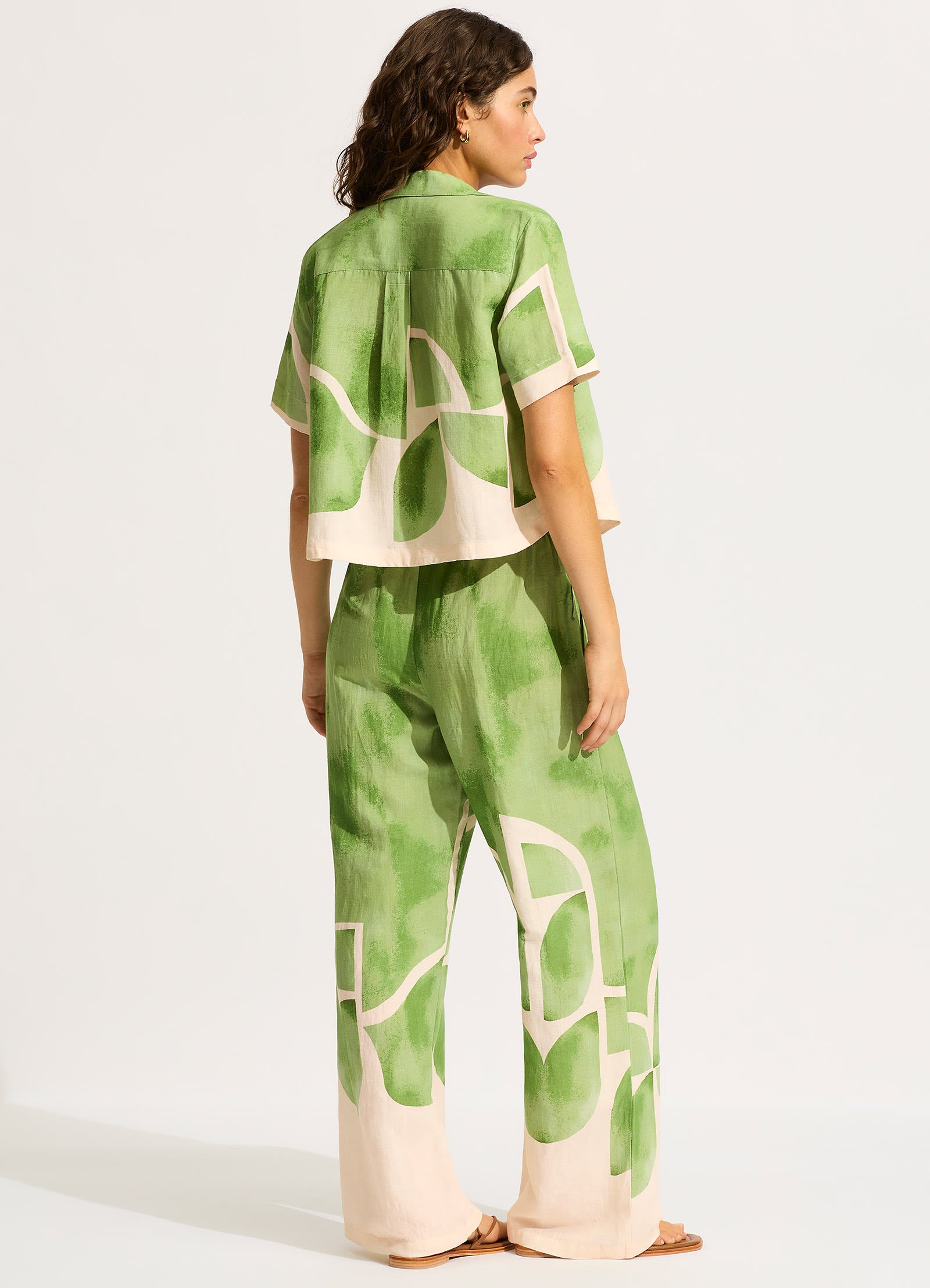 Sunray Drawstring Pant - Sage - Sage view 4