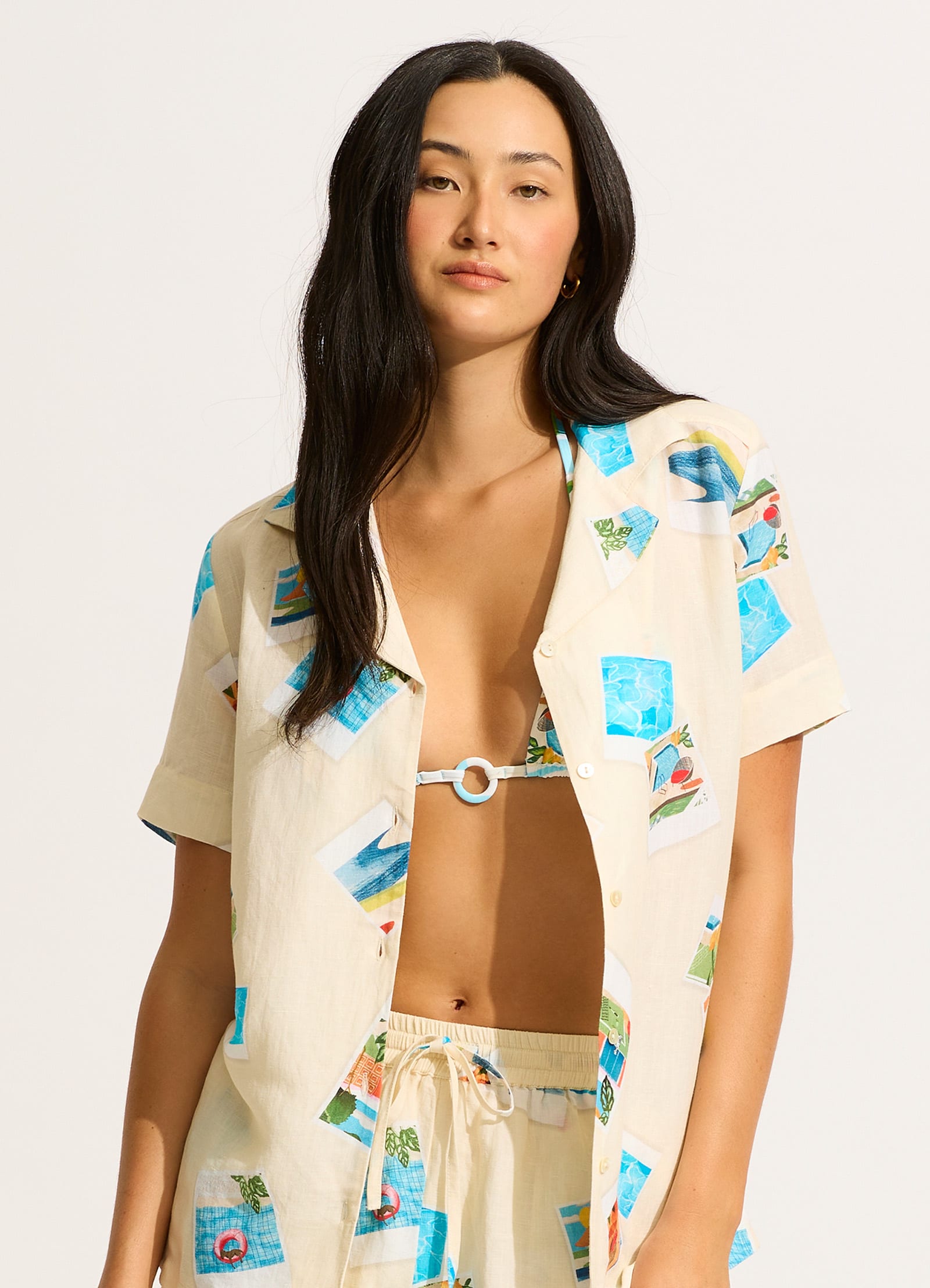Sunset Shirt - Ecru view 2