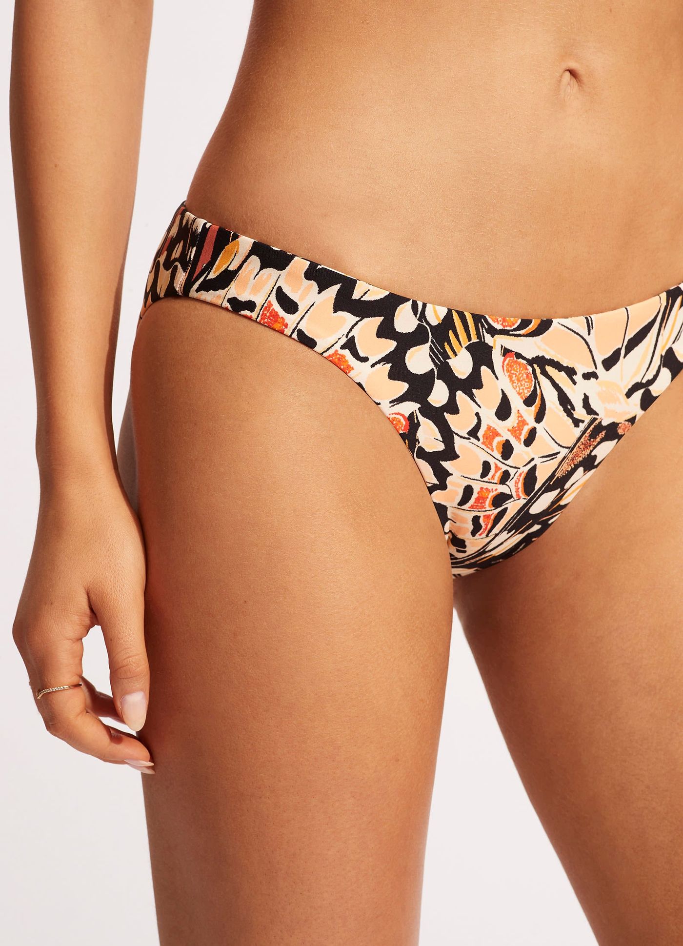 Take Flight Reversible Hipster Bikini Bottom - Mandarin - Mandarin view 5