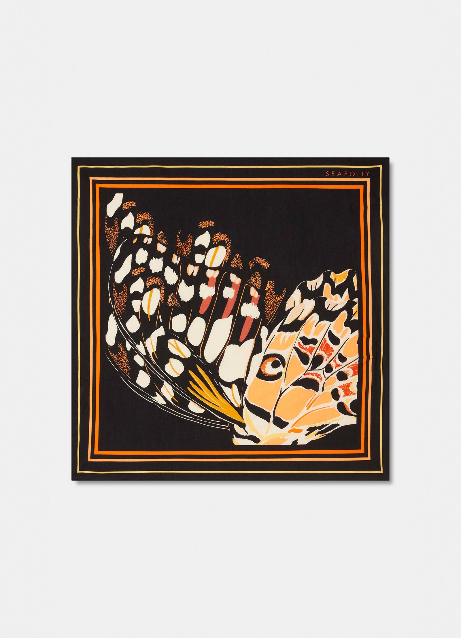 Take Flight Scarf - Mandarin - Mandarin view 3
