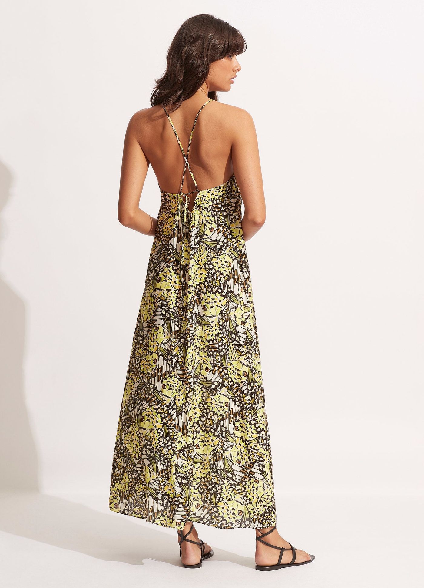 Take Flight Slip Dress - Wild Lime - Wild Lime view 3