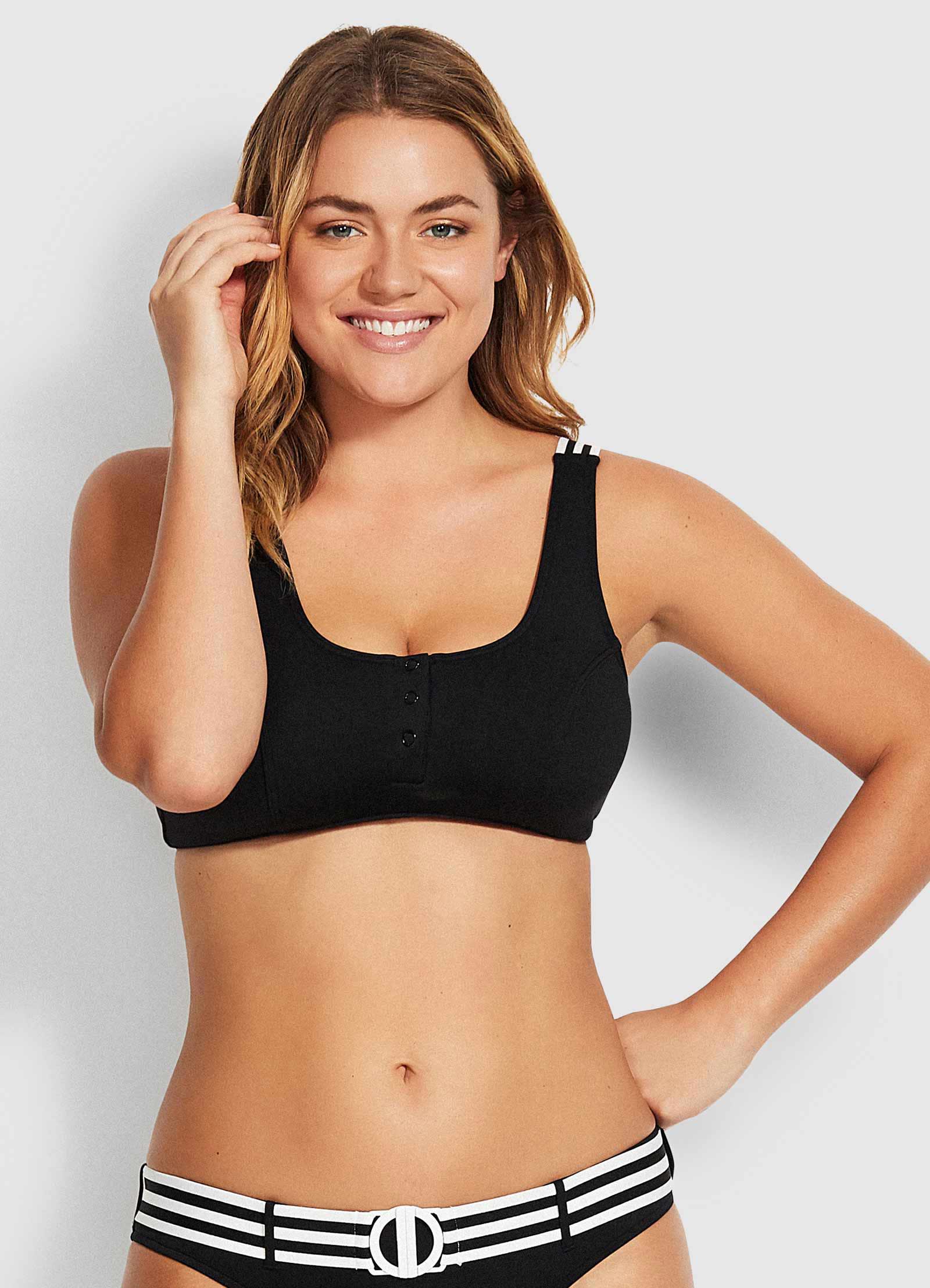 Tank Bikini Top - Black - Black