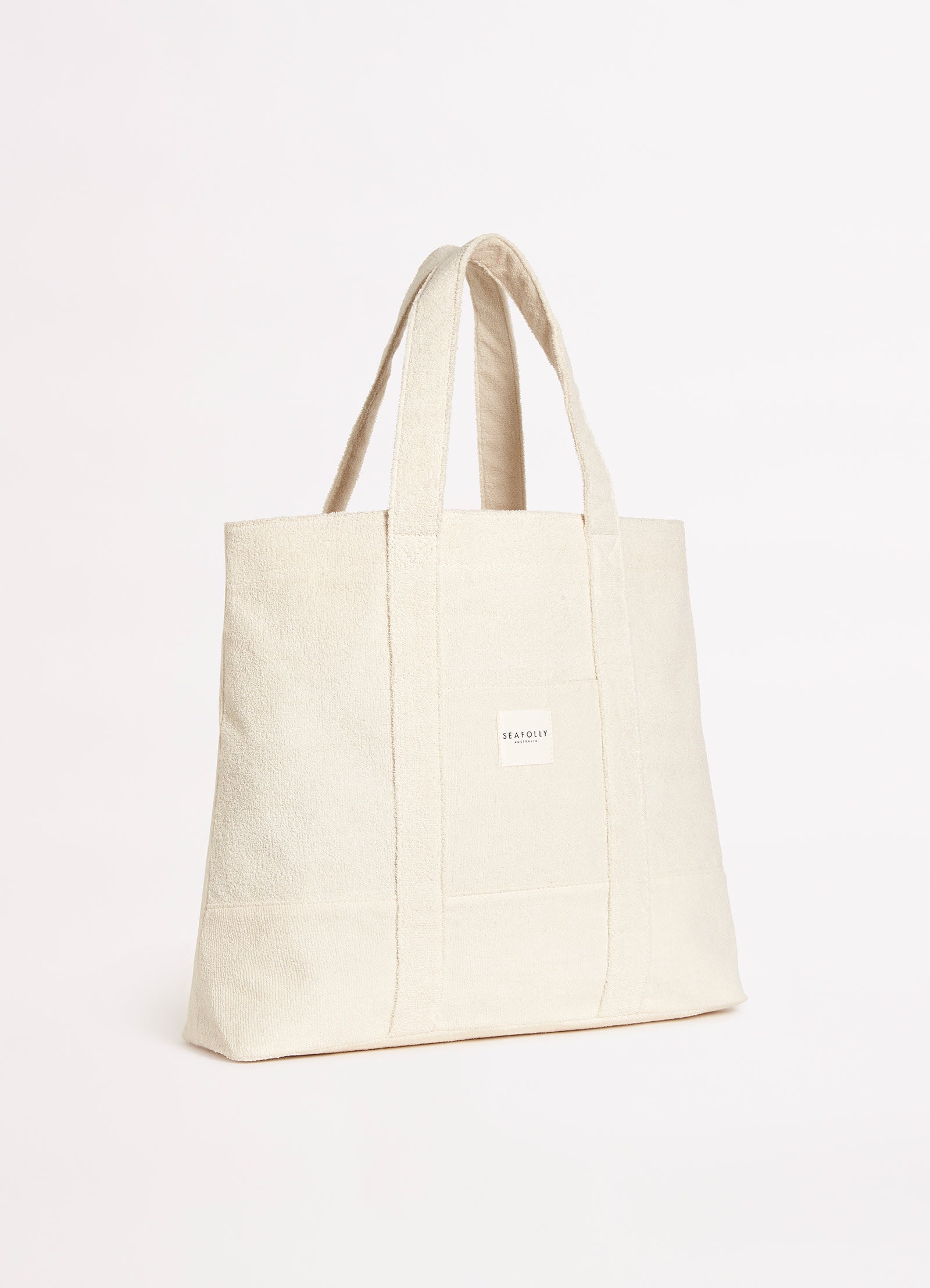 Terry Beach Tote - Sand - Sand view 2