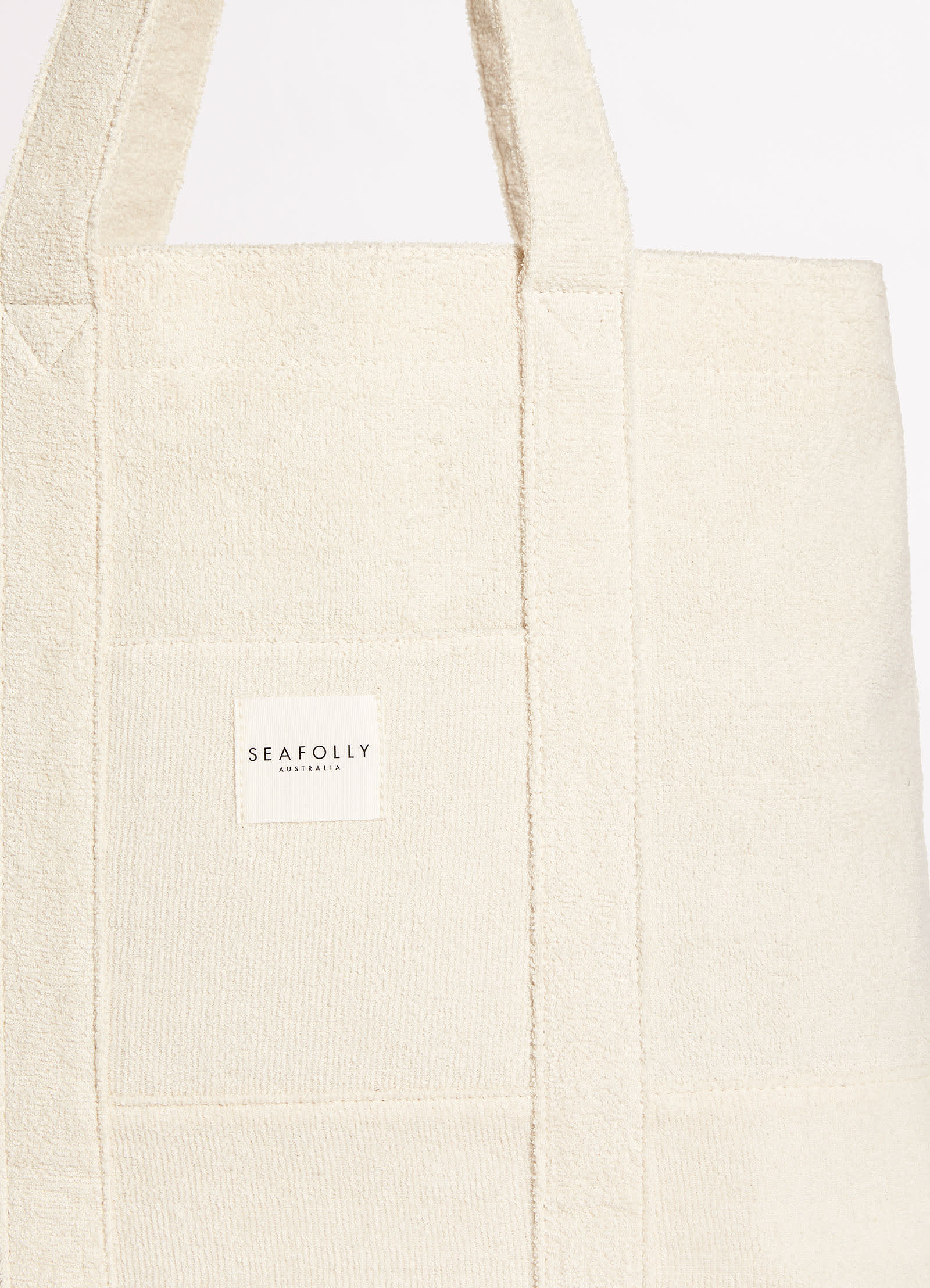 Terry Beach Tote - Sand - Sand view 4