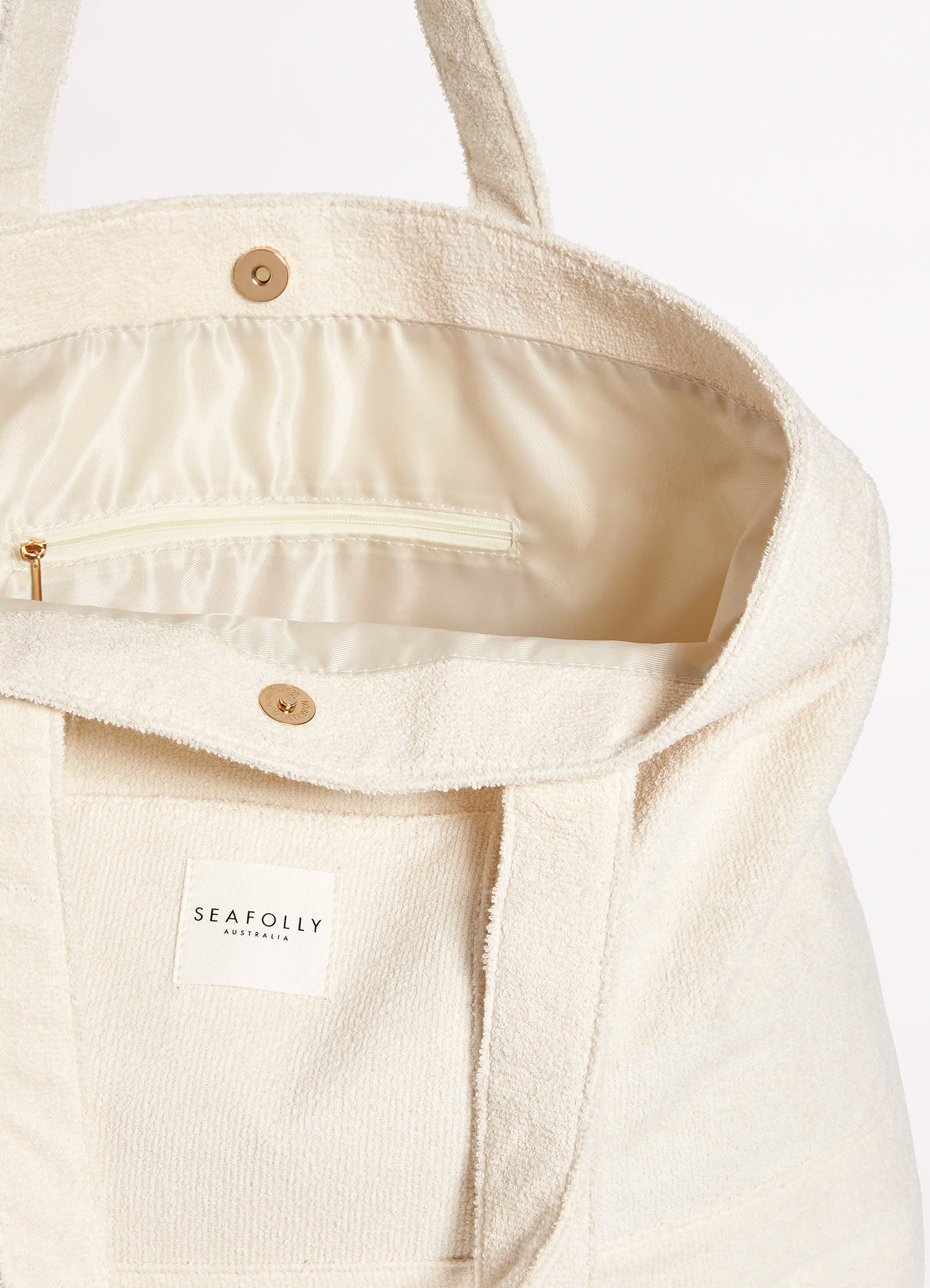 Terry Beach Tote - Sand - Sand view 5