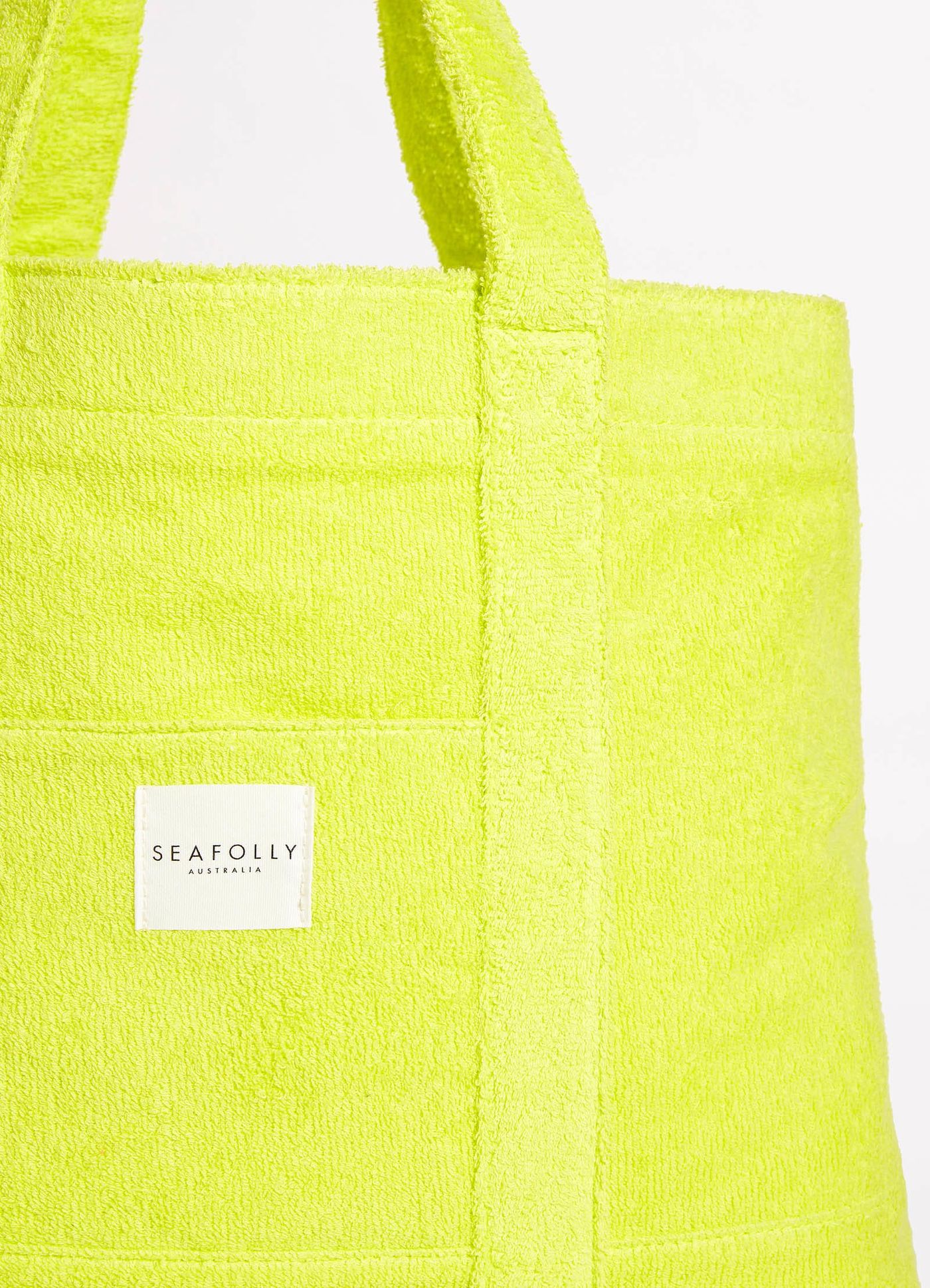 Terry Beach Tote - Wild Lime - Wild Lime view 4