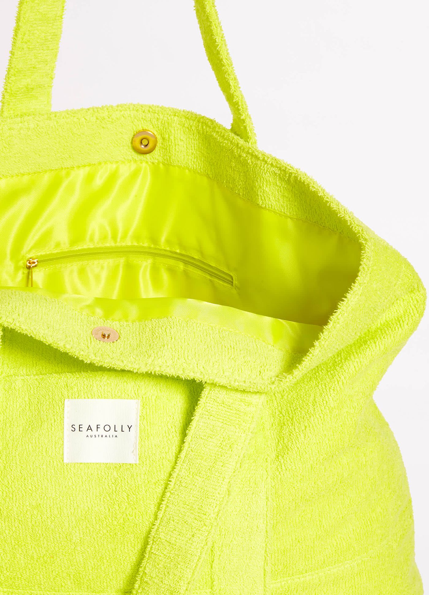 Terry Beach Tote - Wild Lime - Wild Lime view 5