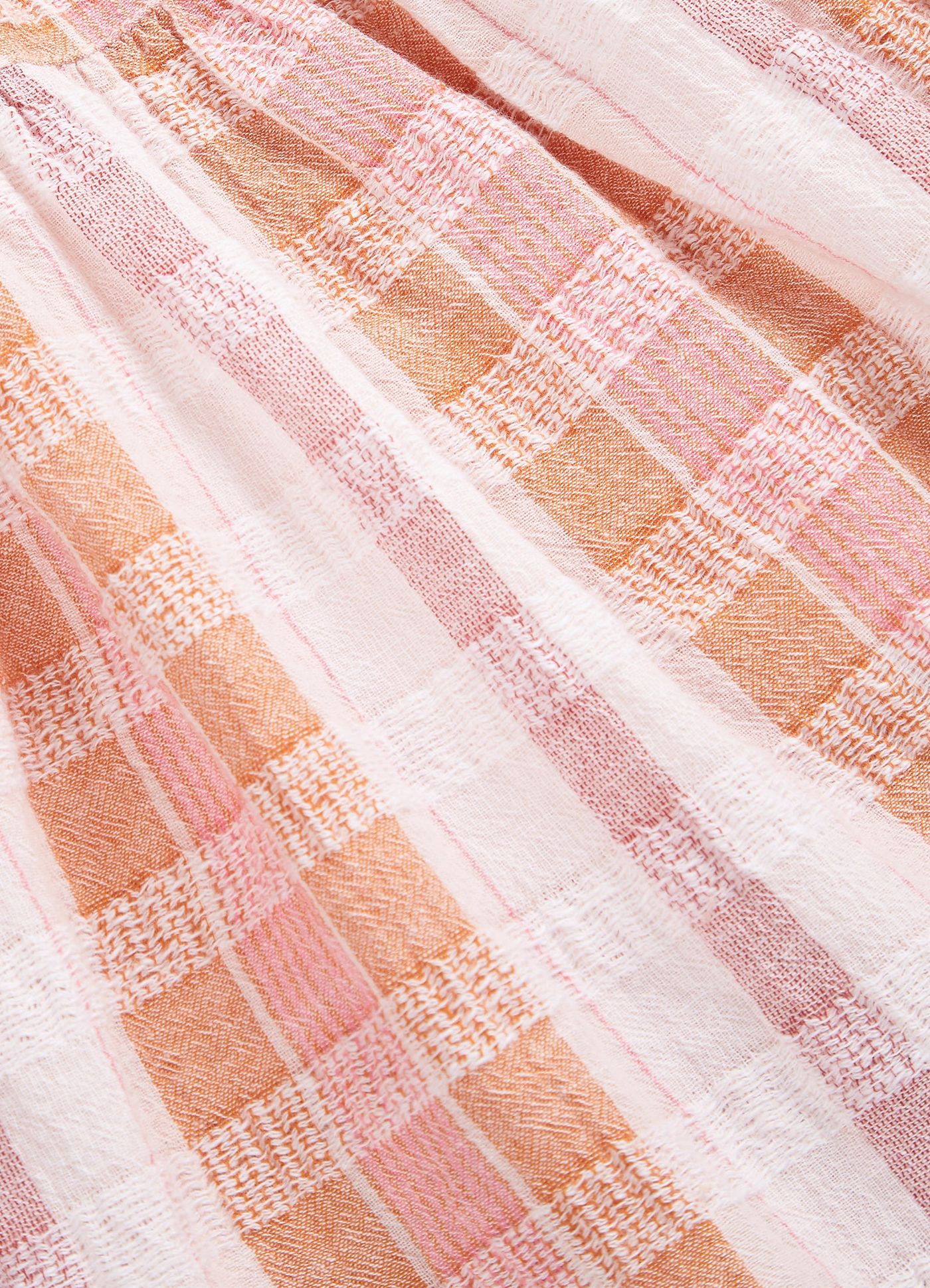 Textured Gingham Maxi Dress - Lilac - Lilac view 6