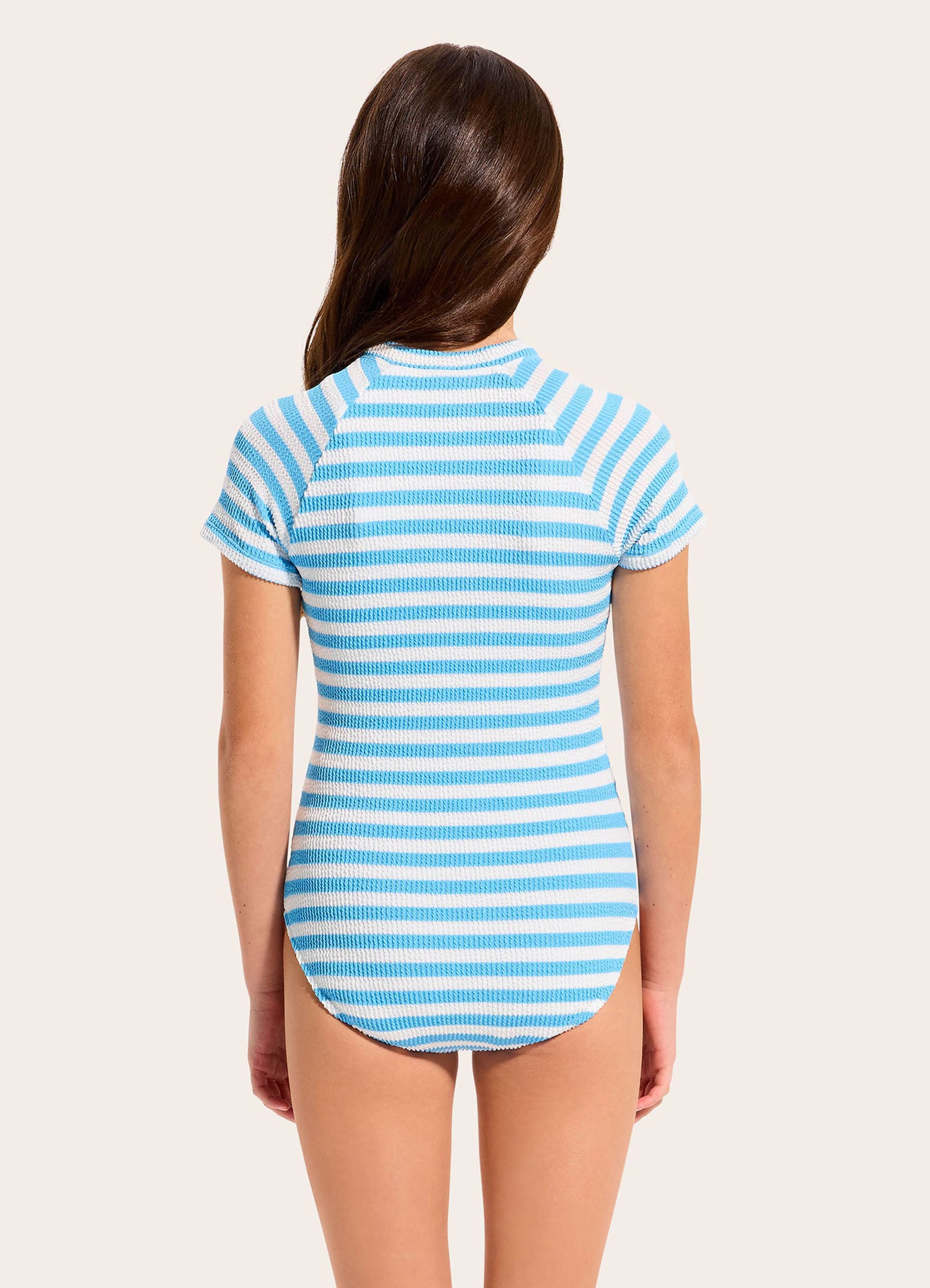Textured Paddlesuit - Powder Blue view 5