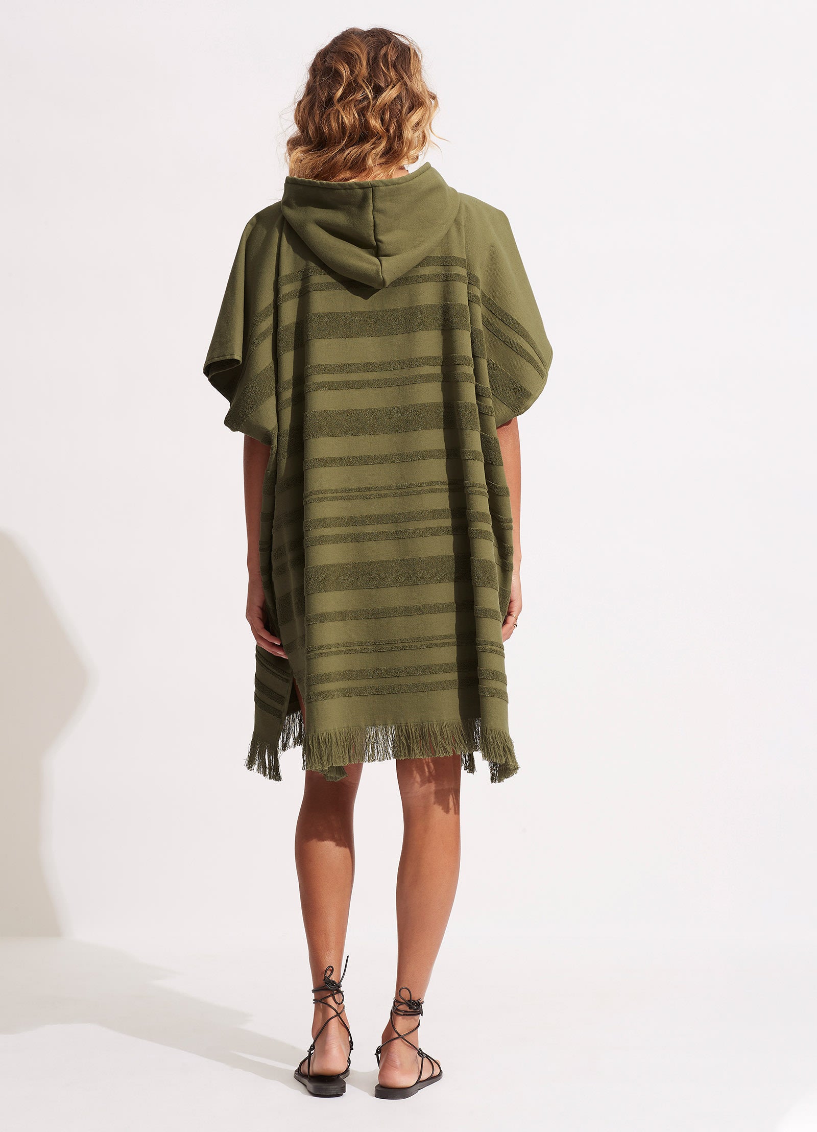 Towel Poncho - Avocado - Avocado view 5