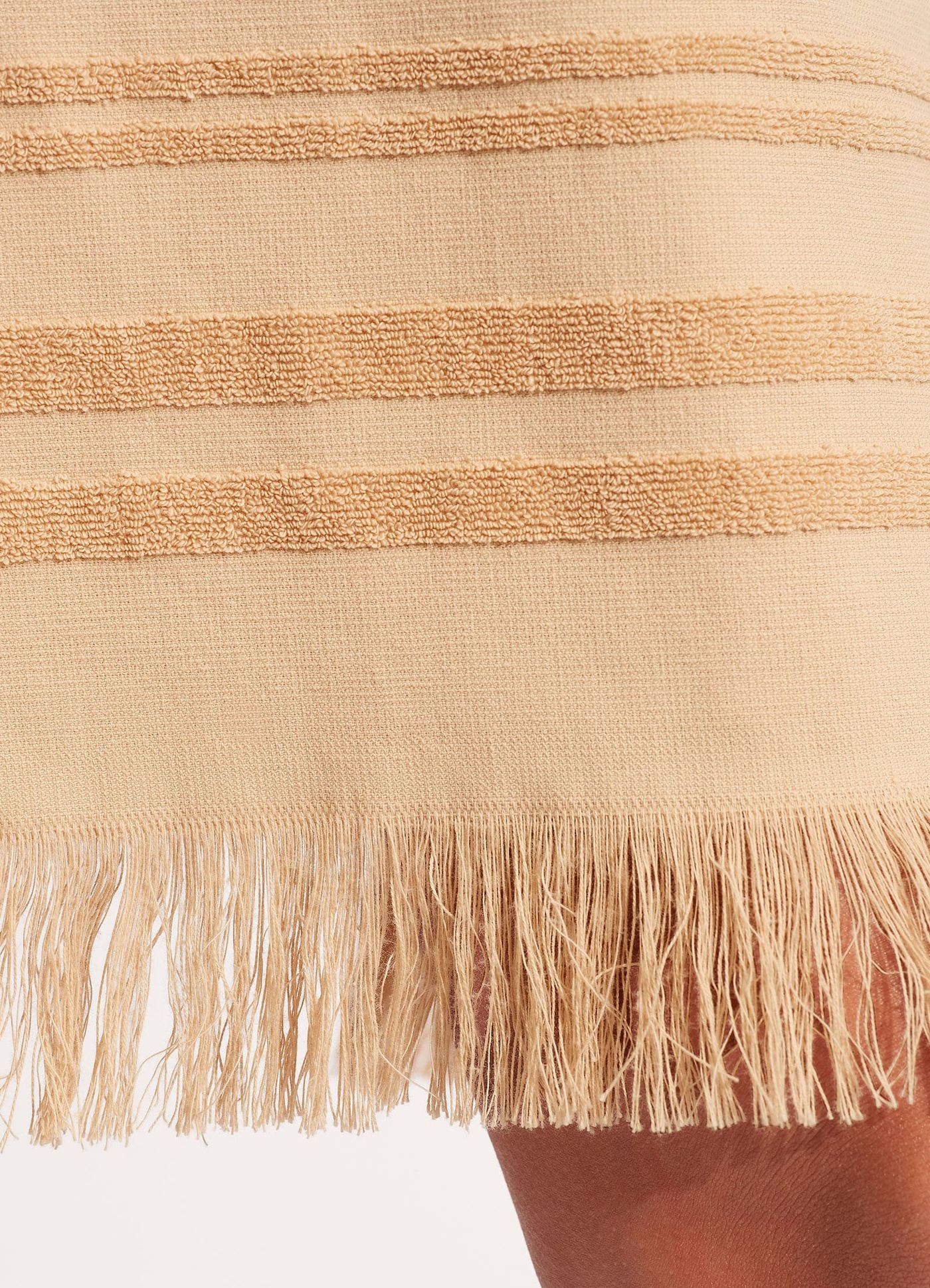Towel Poncho - Camel - Camel view 5