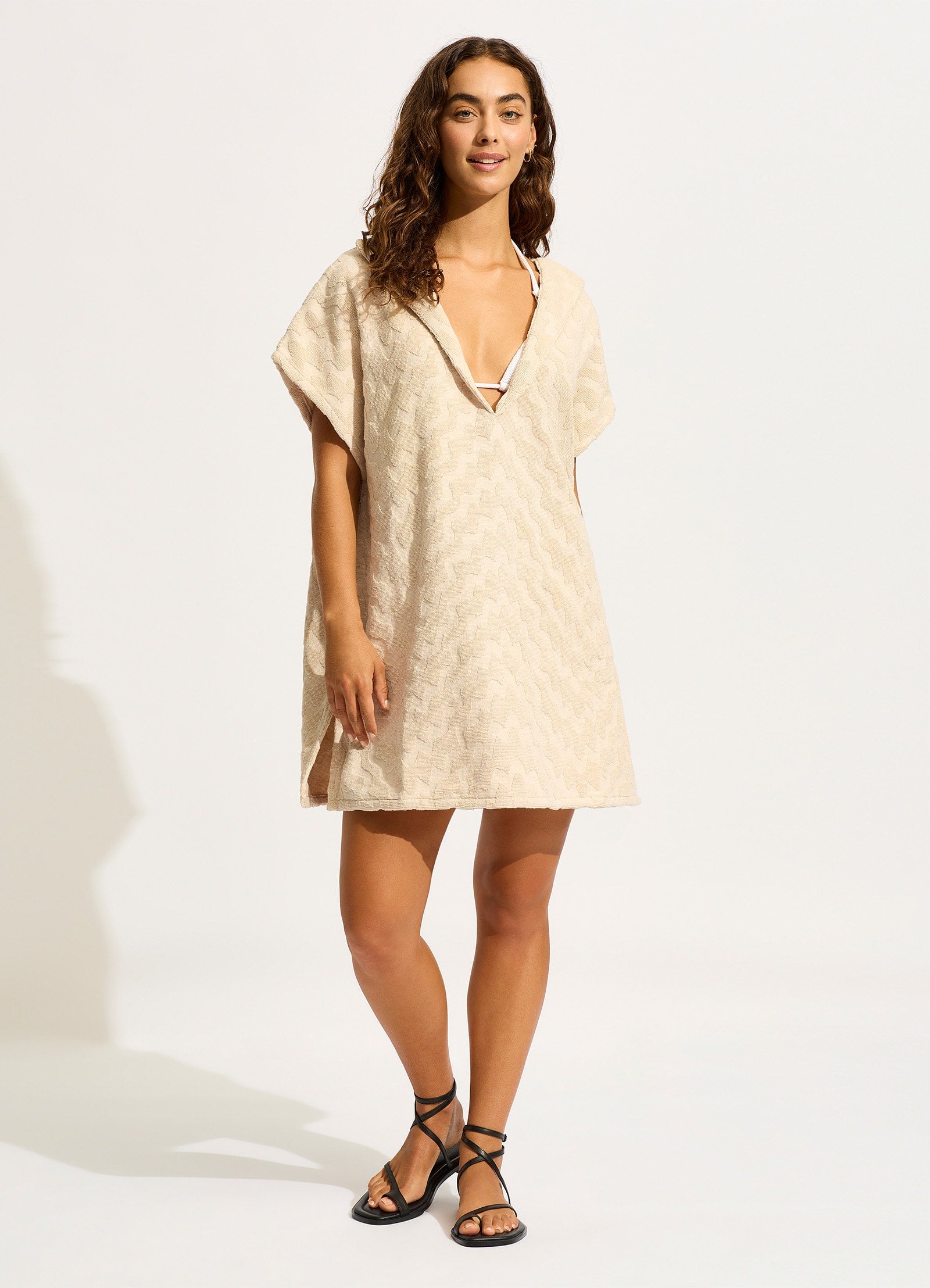 Towel Poncho - Sand - Sand