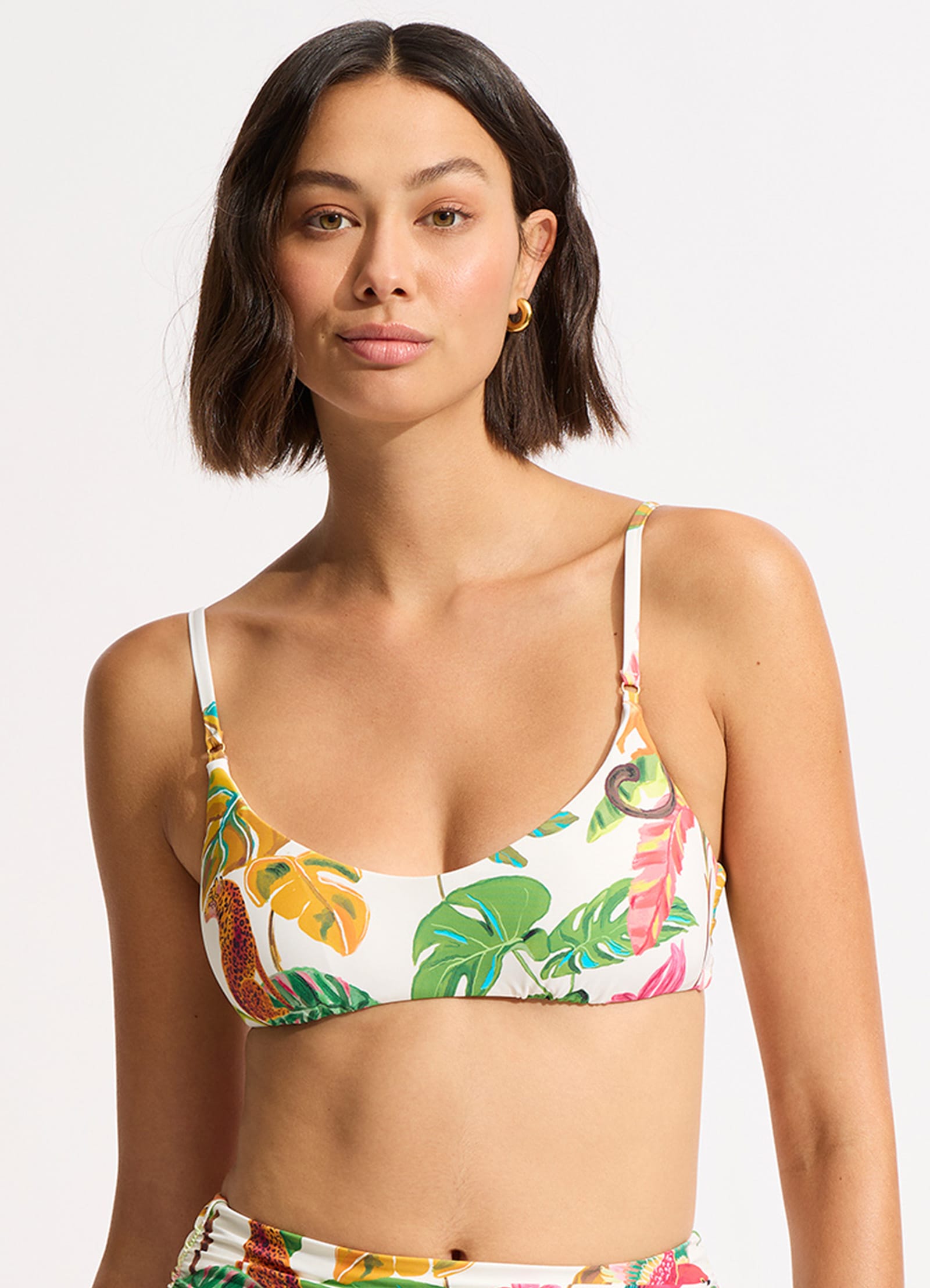 Tropica Bralette Bikini Top - Ecru - Ecru