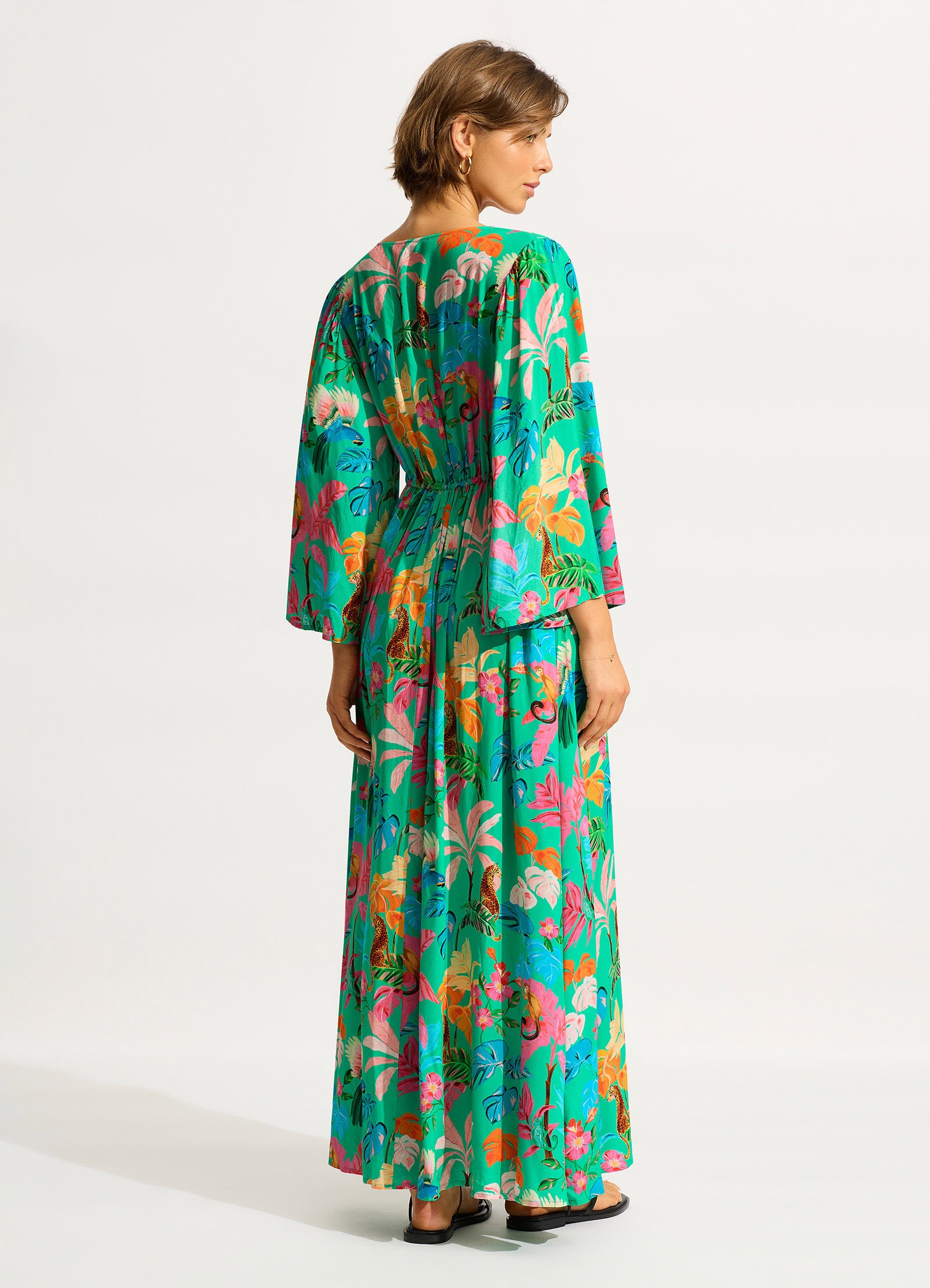 Tropica Maxi Dress - Jade - Jade view 3