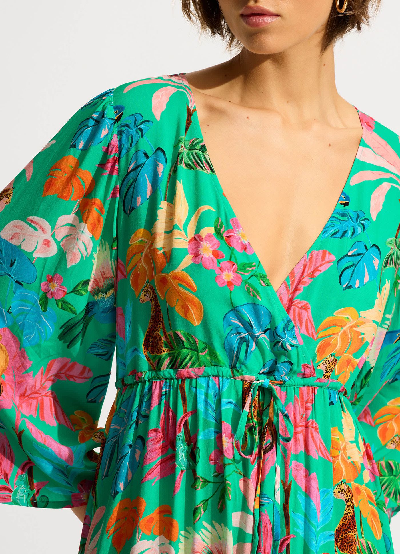 Tropica Maxi Dress - Jade - Jade view 4