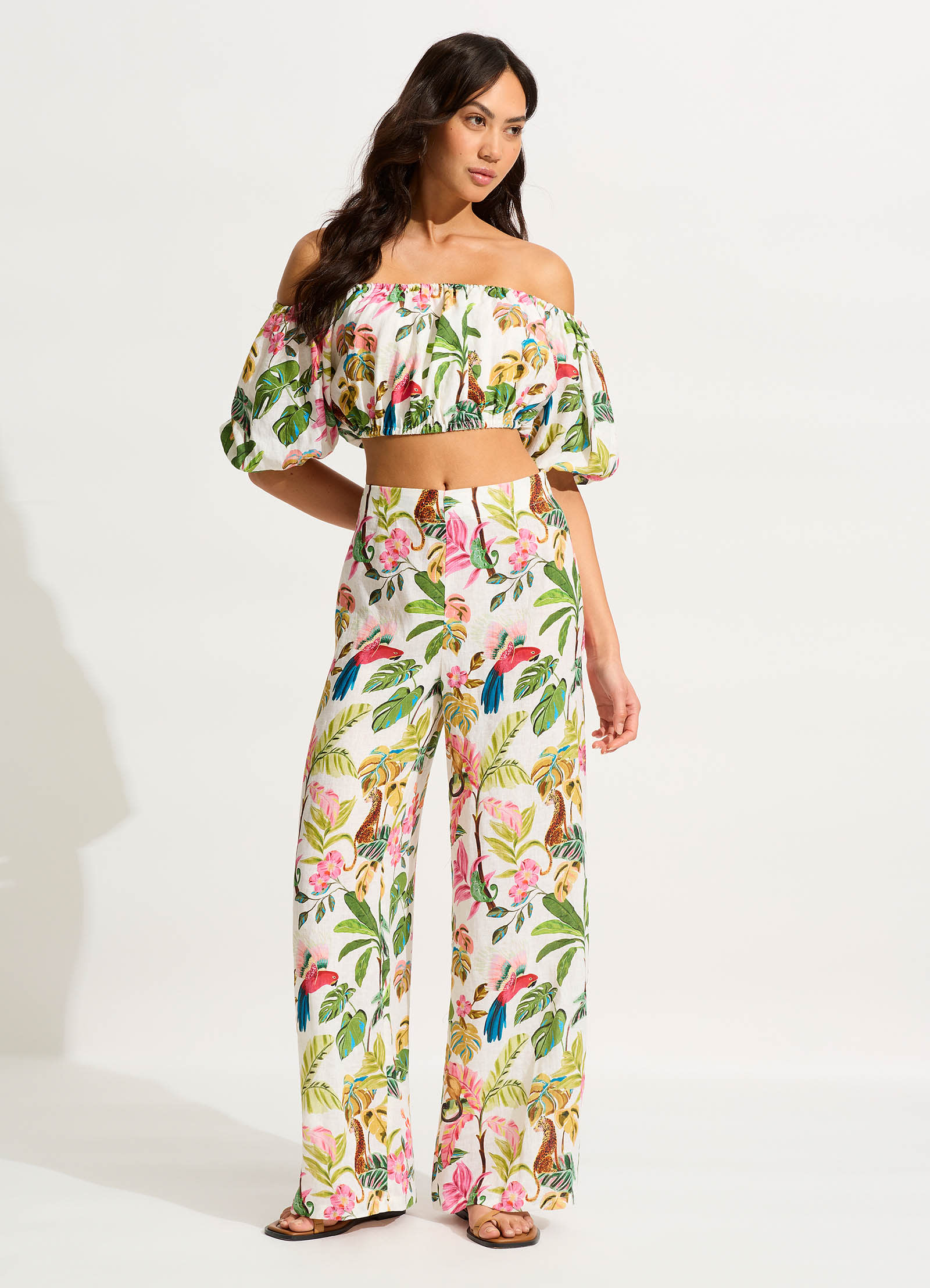 Tropica Pant - Ecru - Ecru