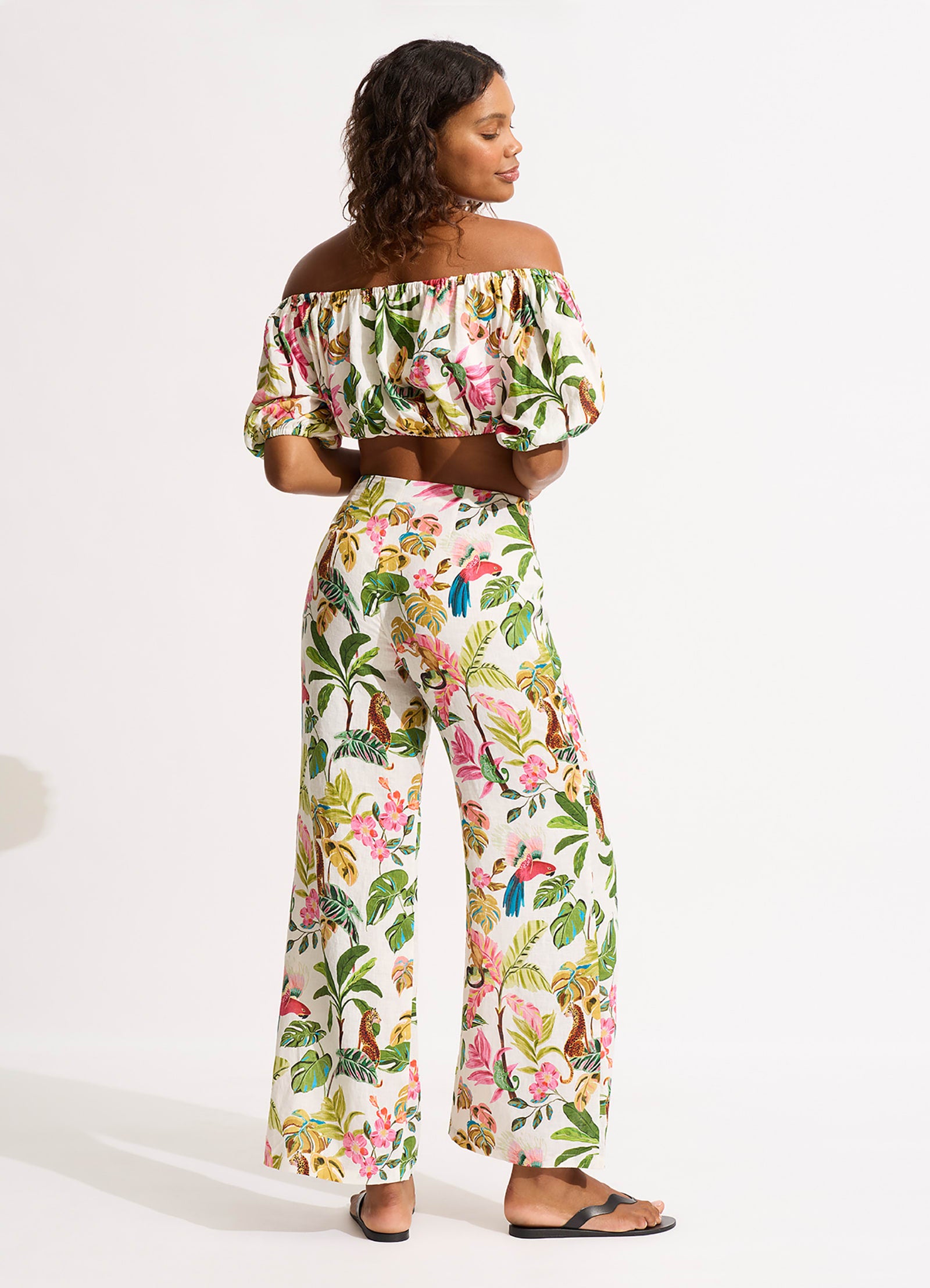 Tropica Pant - Ecru - Ecru view 4
