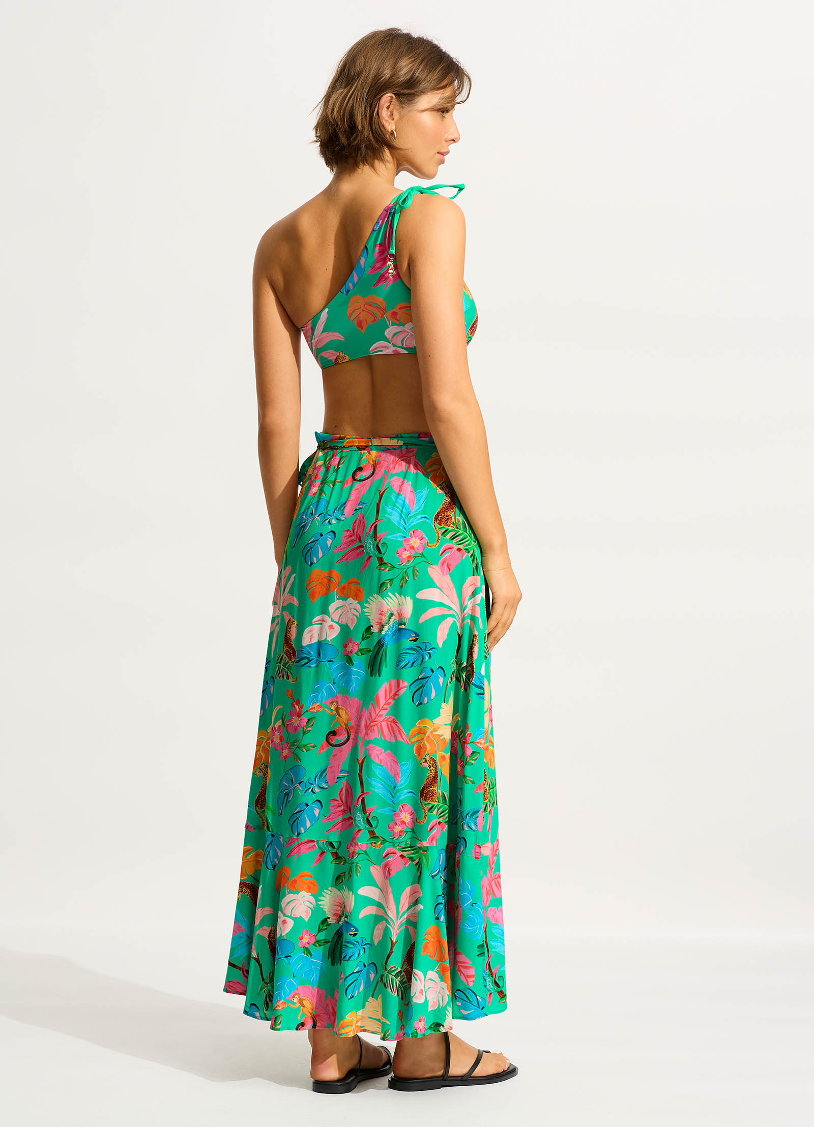 Tropica Wrap Skirt - Jade - Jade view 4