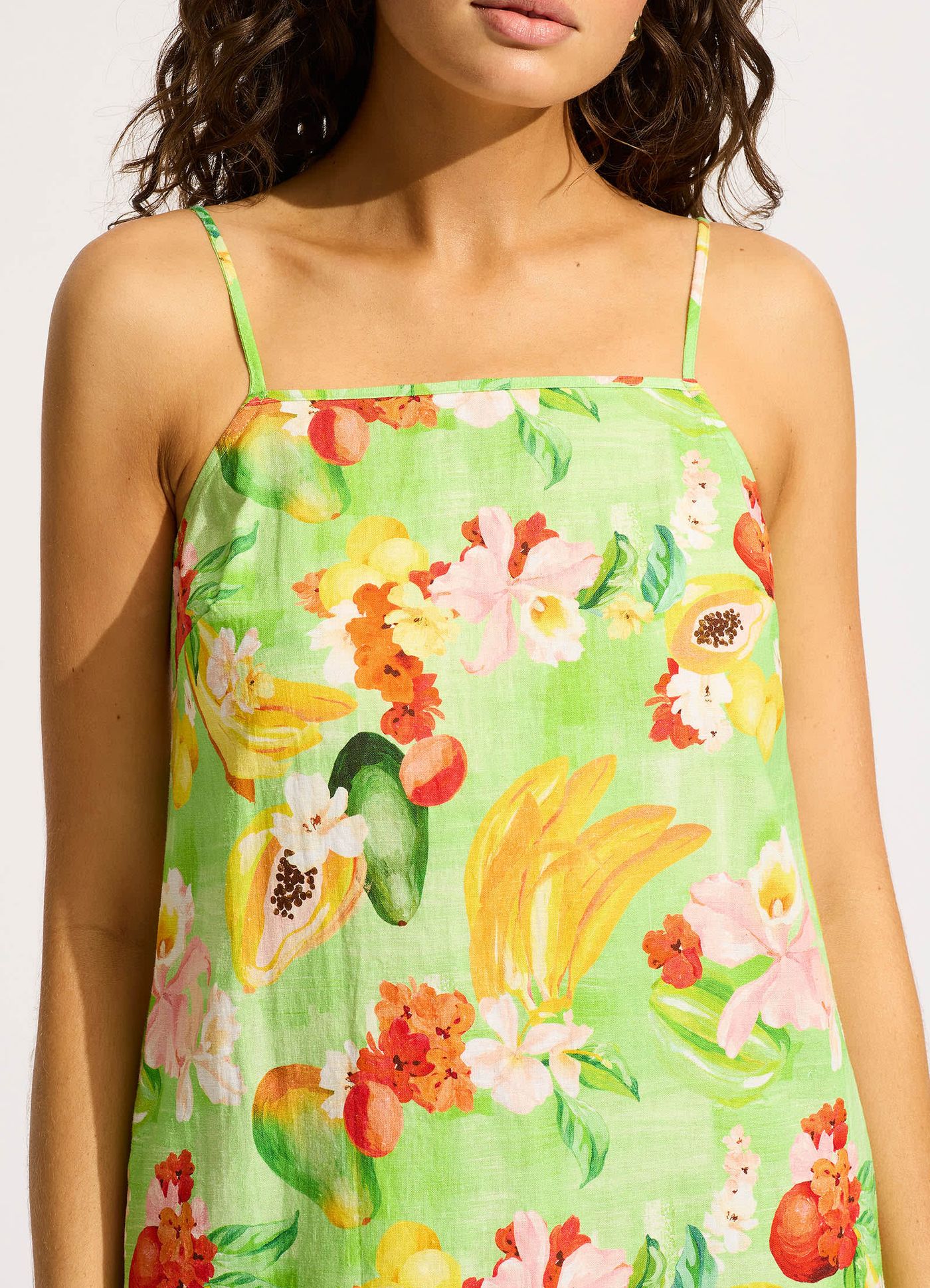 Tropique Bandeau Mini Dress - Aloe Gel - Aloe Gel view 4