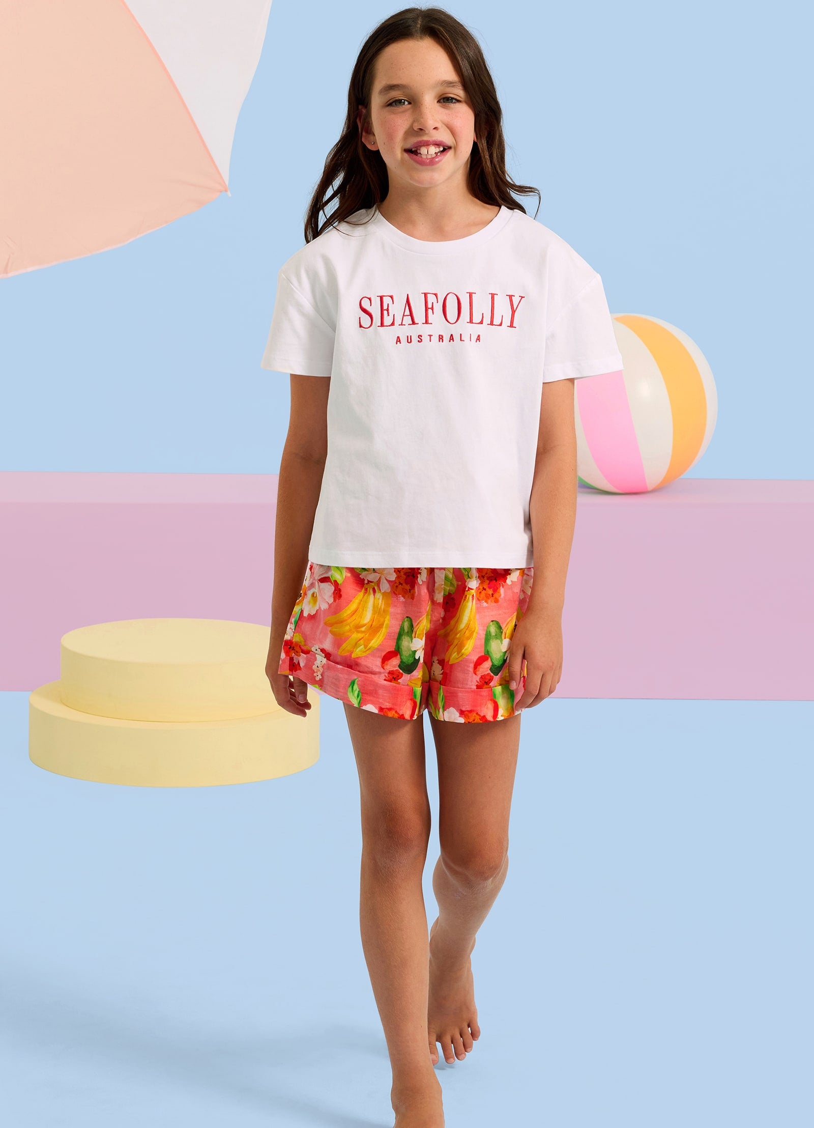 Tropique Cropped Tee - Cloud Dancer - Cloud Dancer view 5