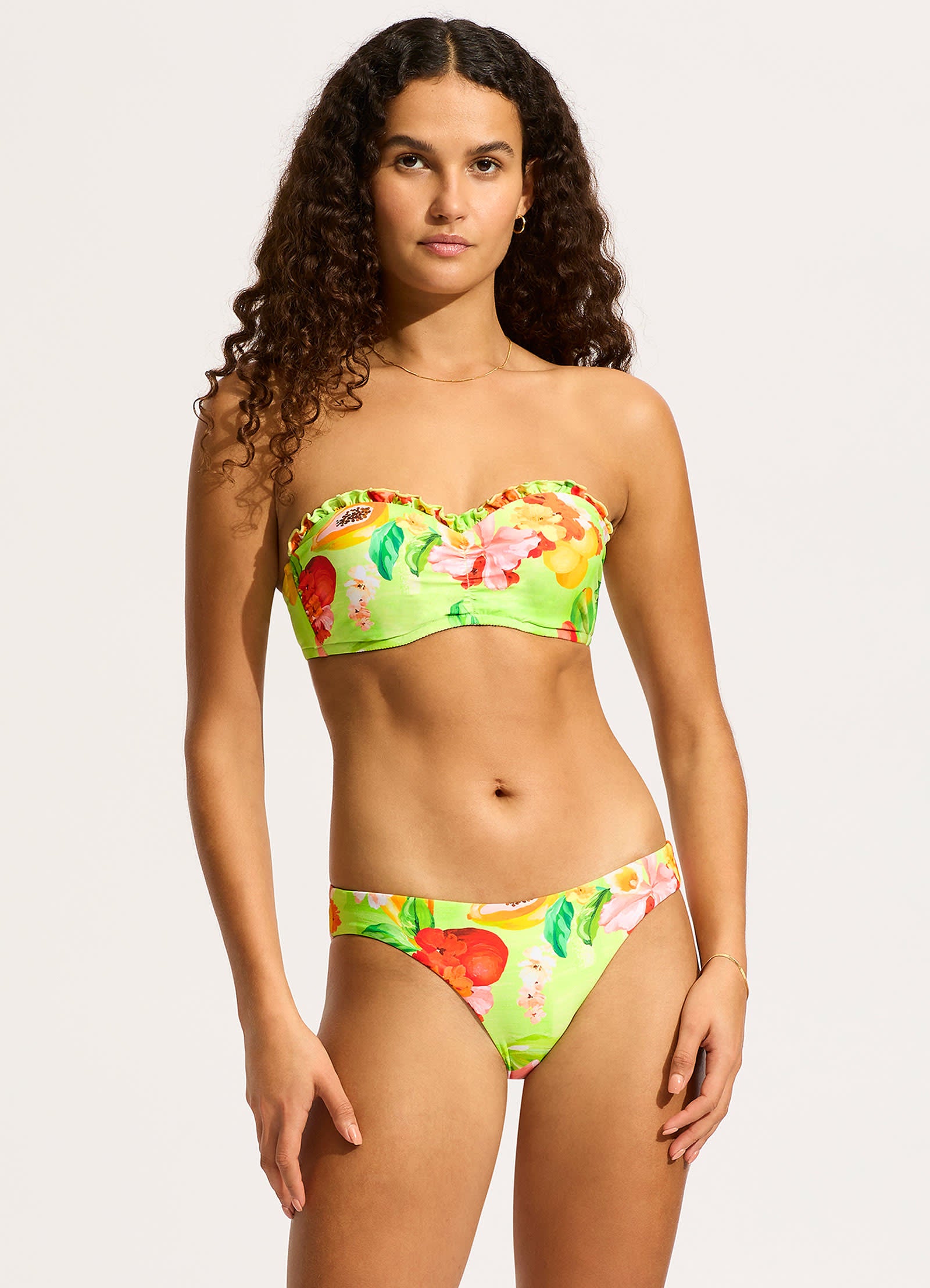 Tropique Hipster Bikini Bottom - Aloe Gel - Aloe Gel