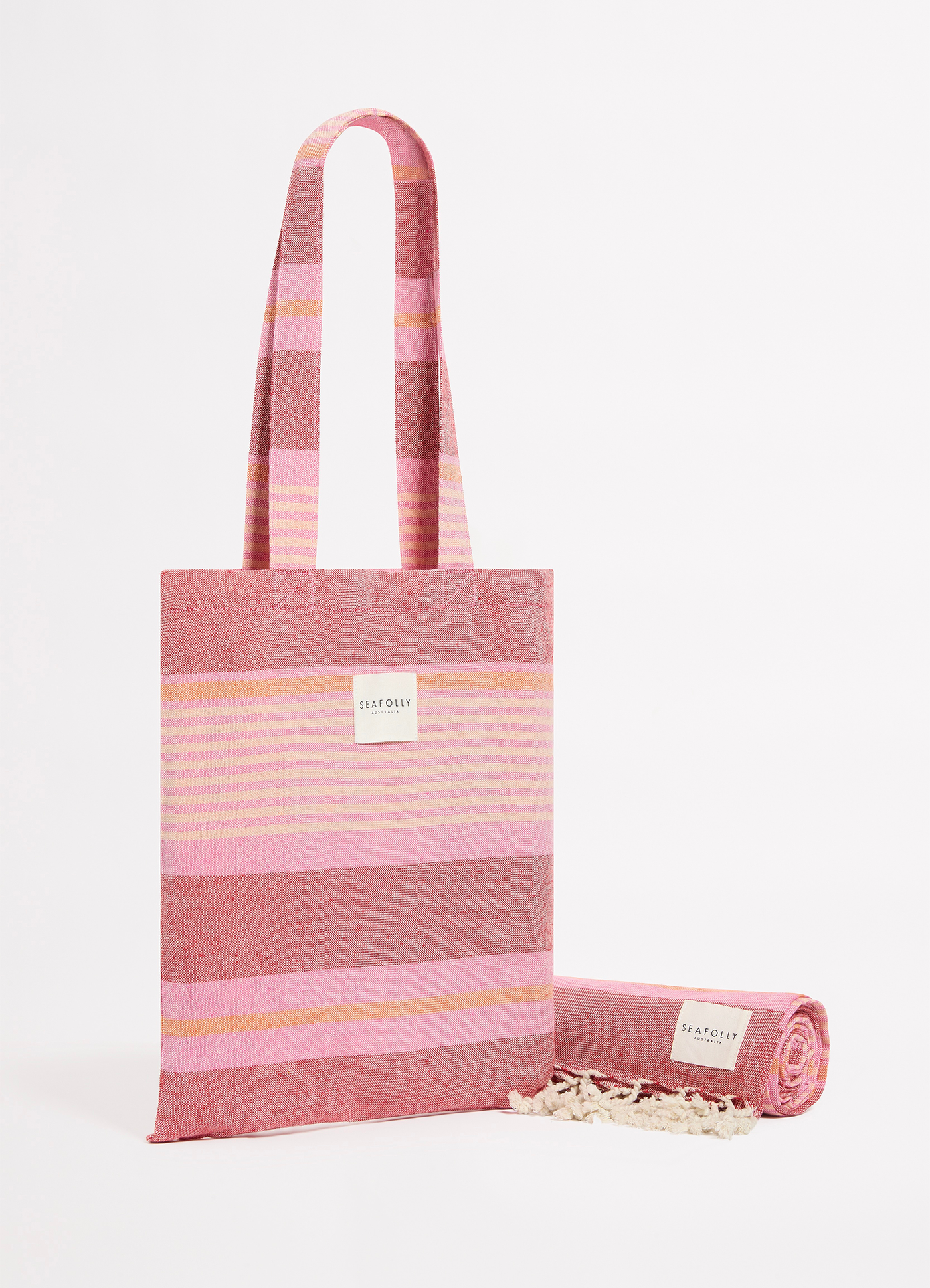 Turkish Towel Set - Pop Pink