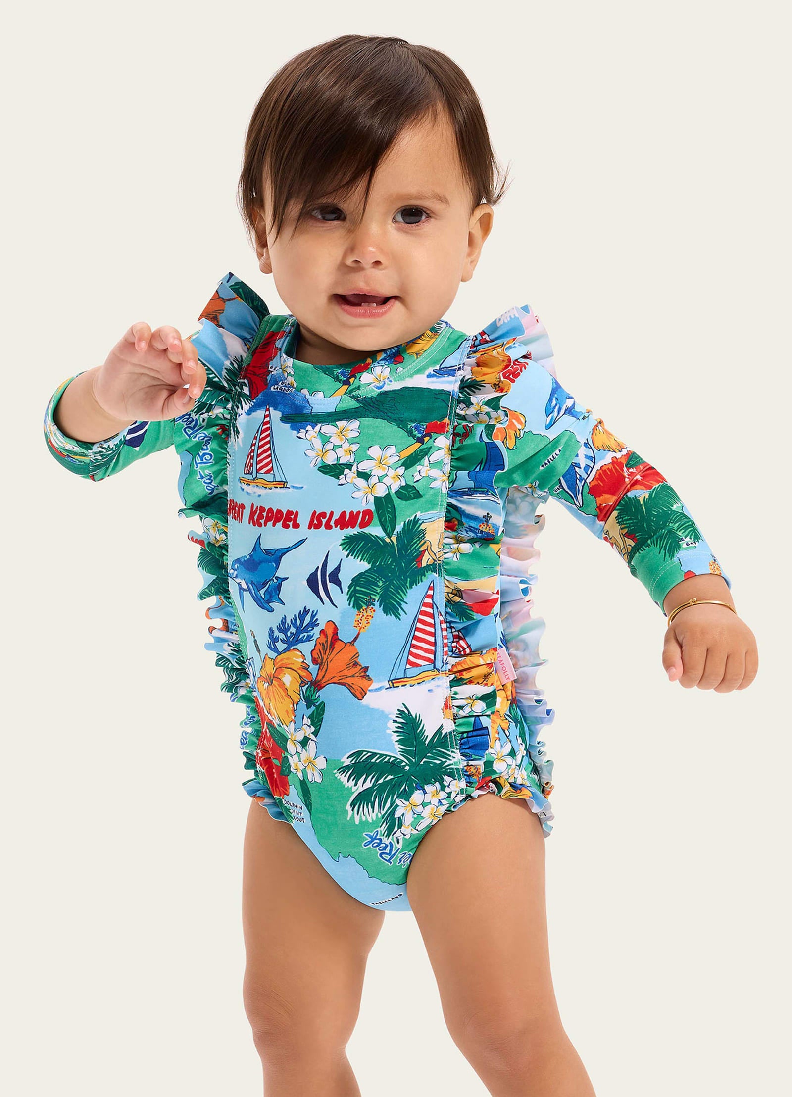 Viva Vacation Frill Sunsuit - Viva Vacation view 3