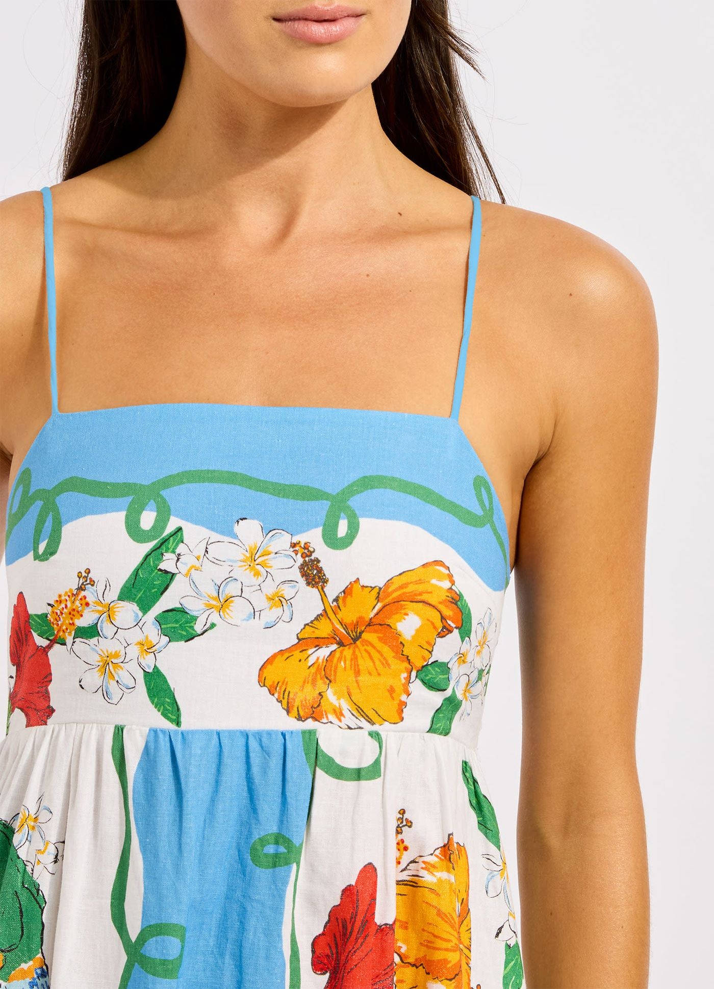 Viva Vacation Maxi Dress - Powder Blue view 4