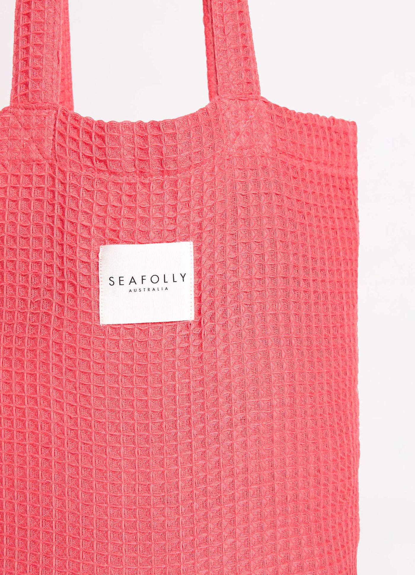 Waffle Towel & Tote Set - Sun Kissed Coral - Sun Kissed Coral view 4