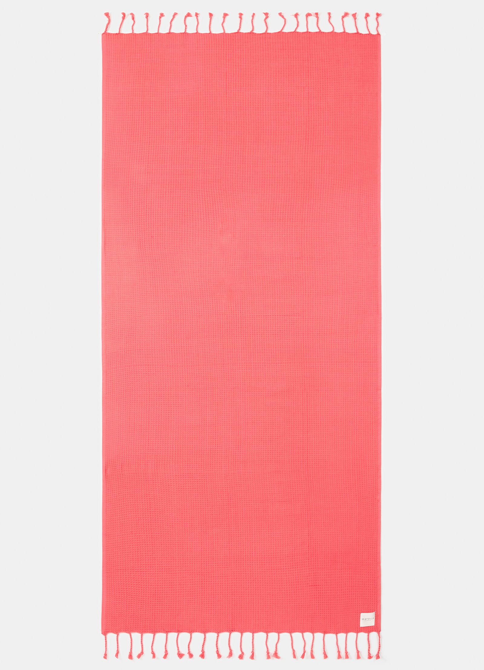 Waffle Towel & Tote Set - Sun Kissed Coral - Sun Kissed Coral view 7