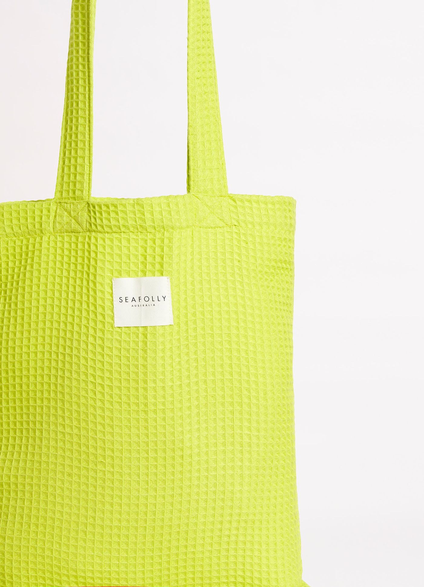 Waffle Towel & Tote Set - Wild Lime - Wild Lime view 4