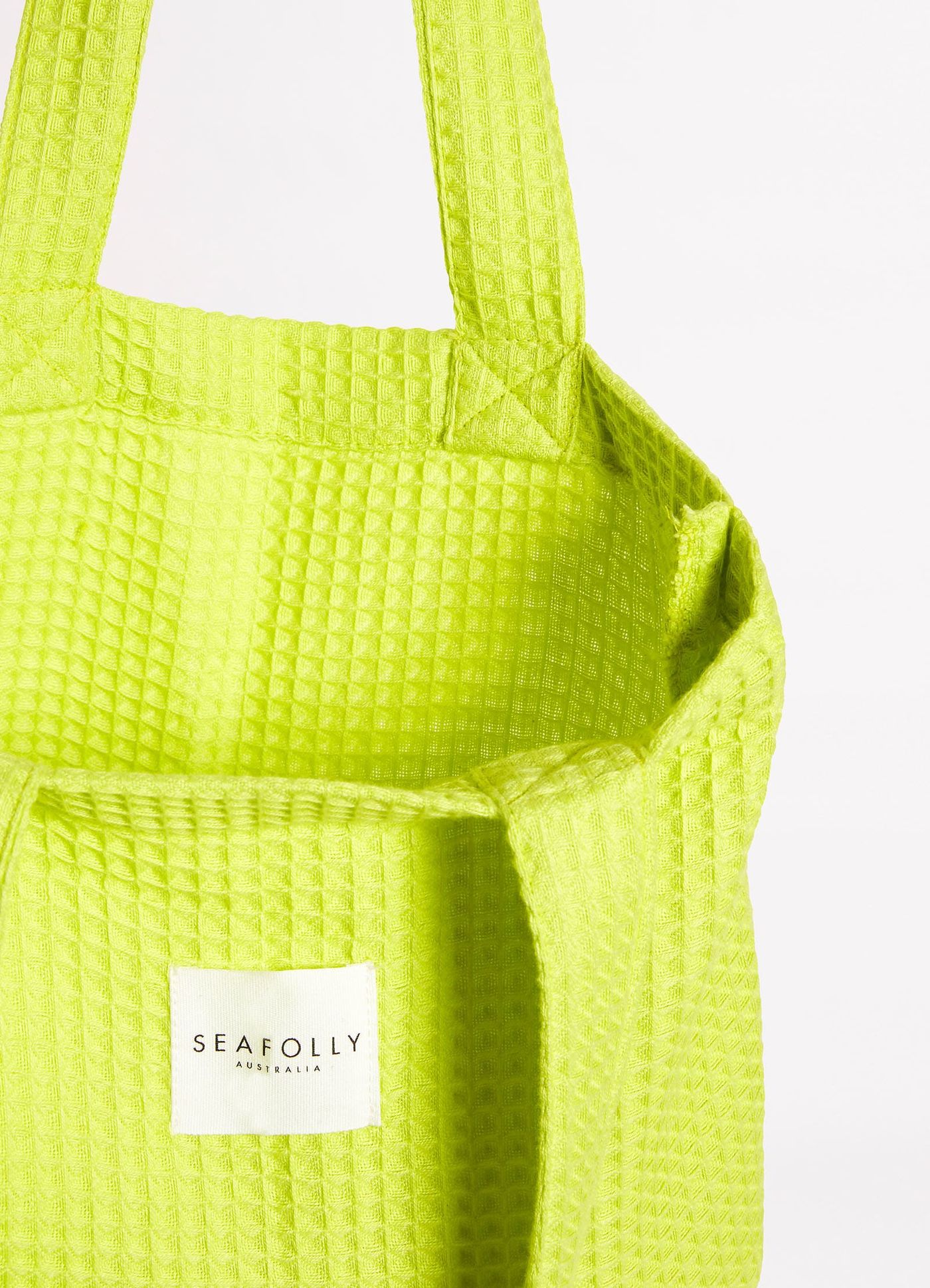 Waffle Towel & Tote Set - Wild Lime - Wild Lime view 5
