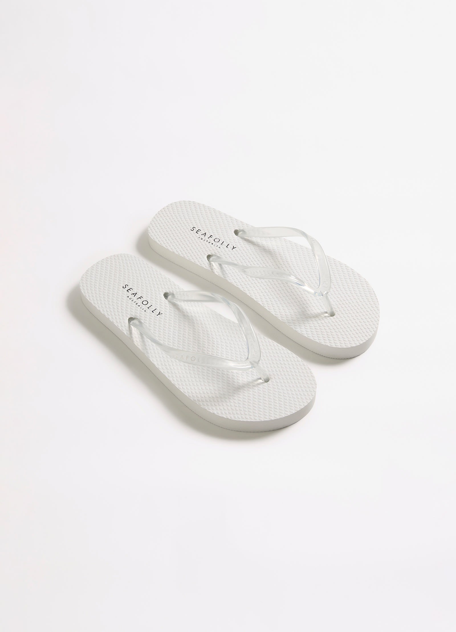Walkabout Clear Strap Thong - White view 2