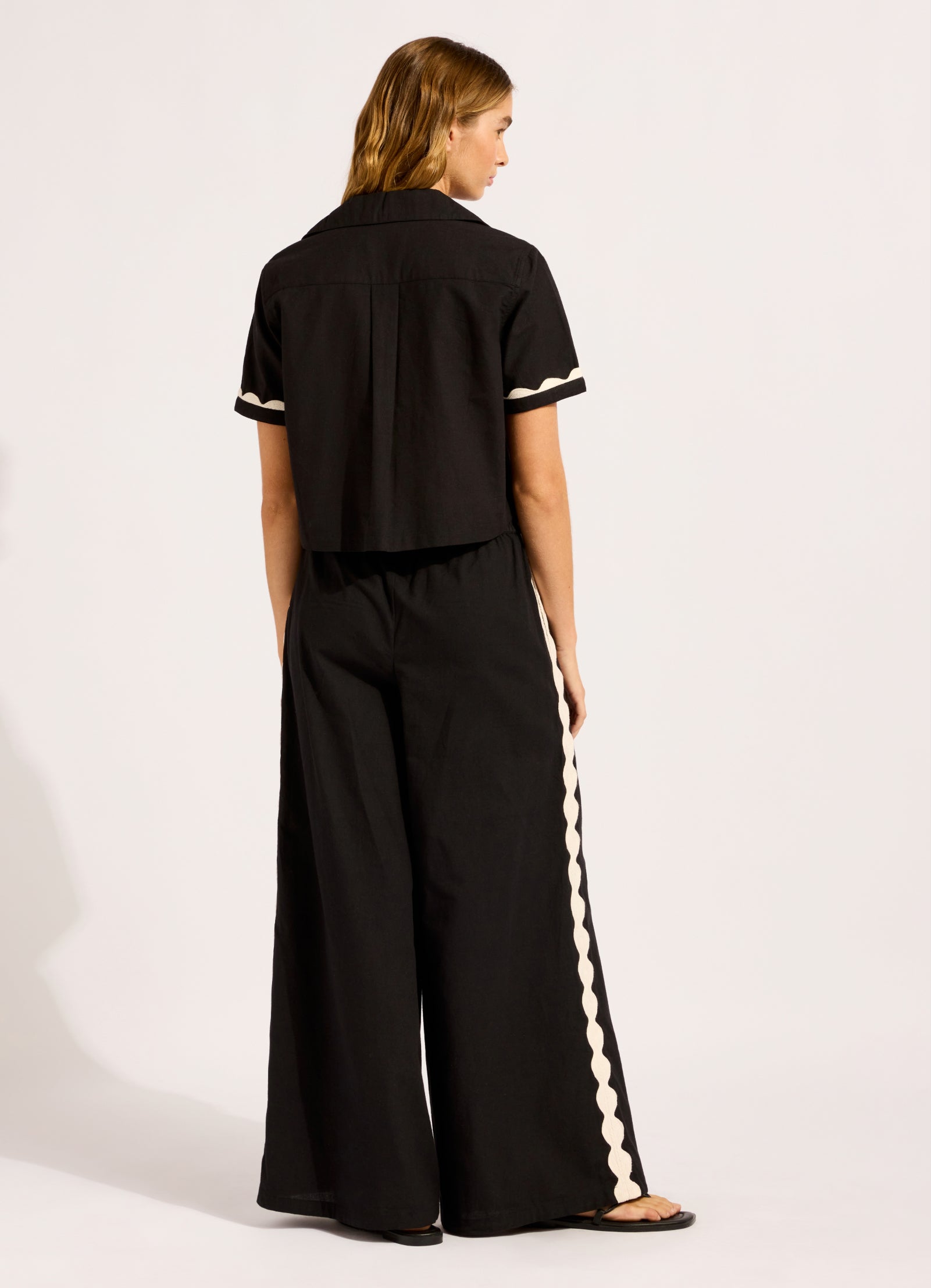 Wide Leg Pant - Black view 4